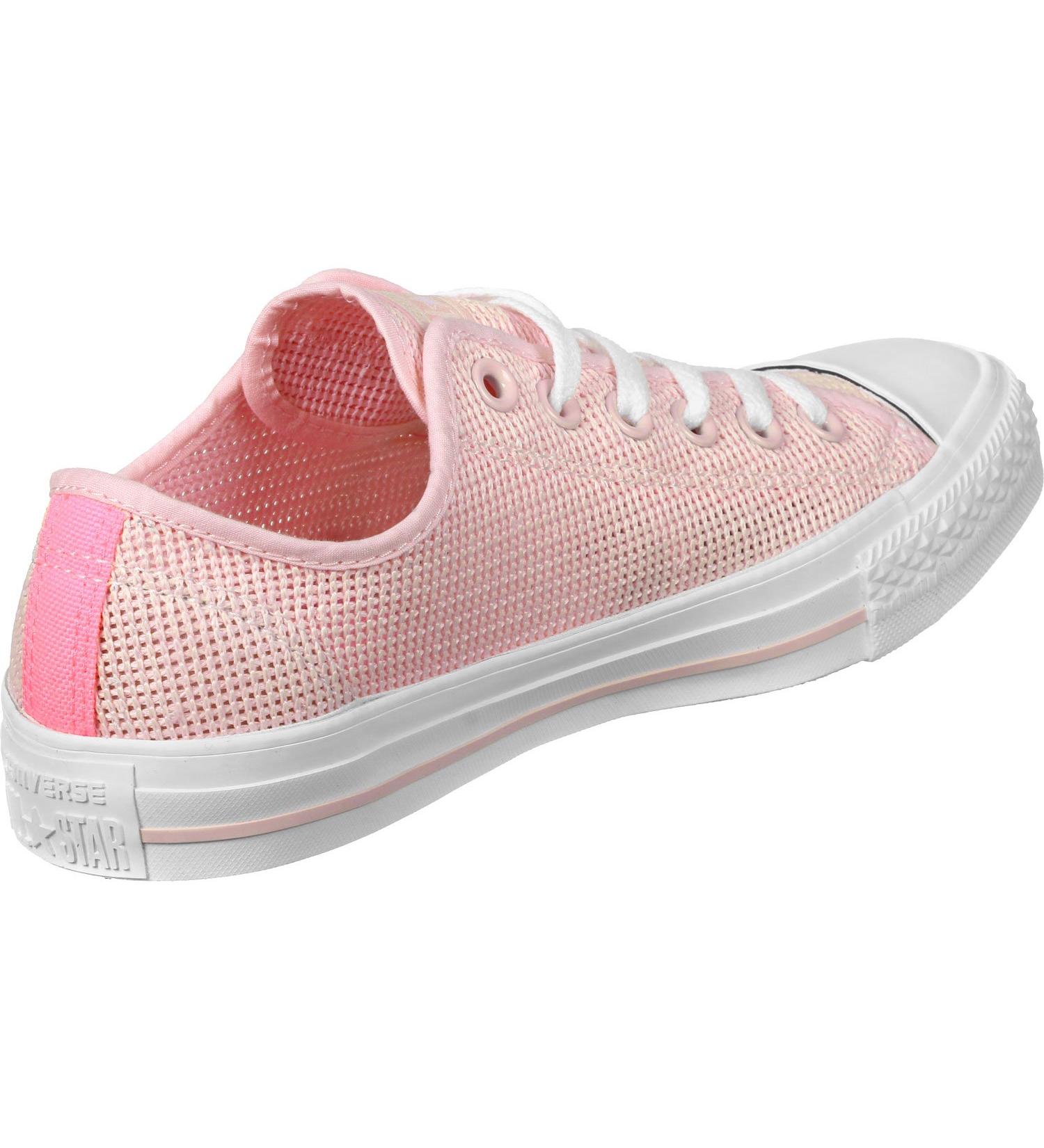 Converse Leather Chucks CT AS OX 151251C Black 36.5 EU Pink Vapor Pink Pink Glow White Vapor Pink Pink Glow White