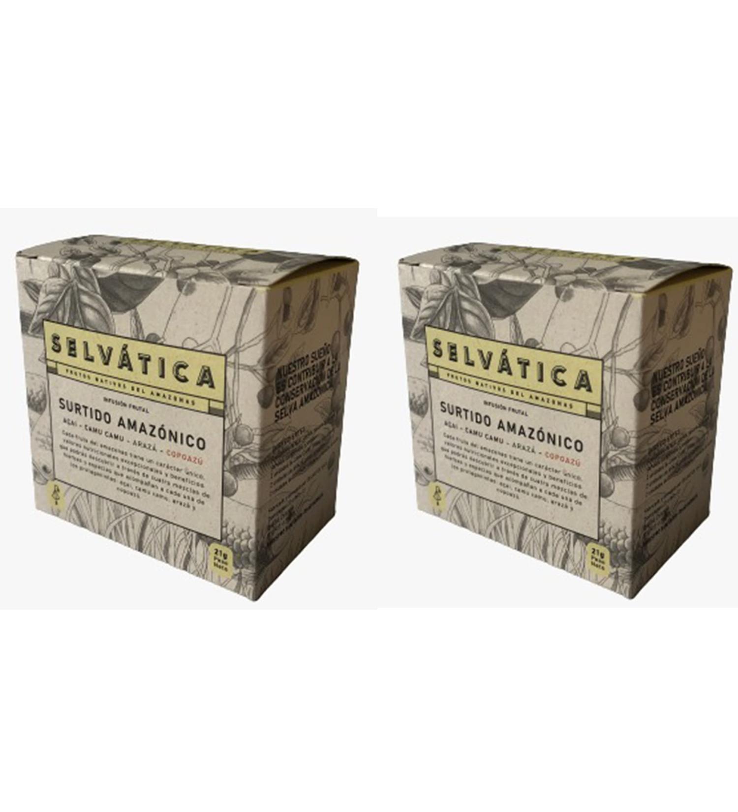 SELVATICA Amazonian Wild Fruit Infusions Blend Sampler Pack - A ai, Araz, Camu Camu, Copoaz - 2 Pack - Buy Online on SooperMarket.com
