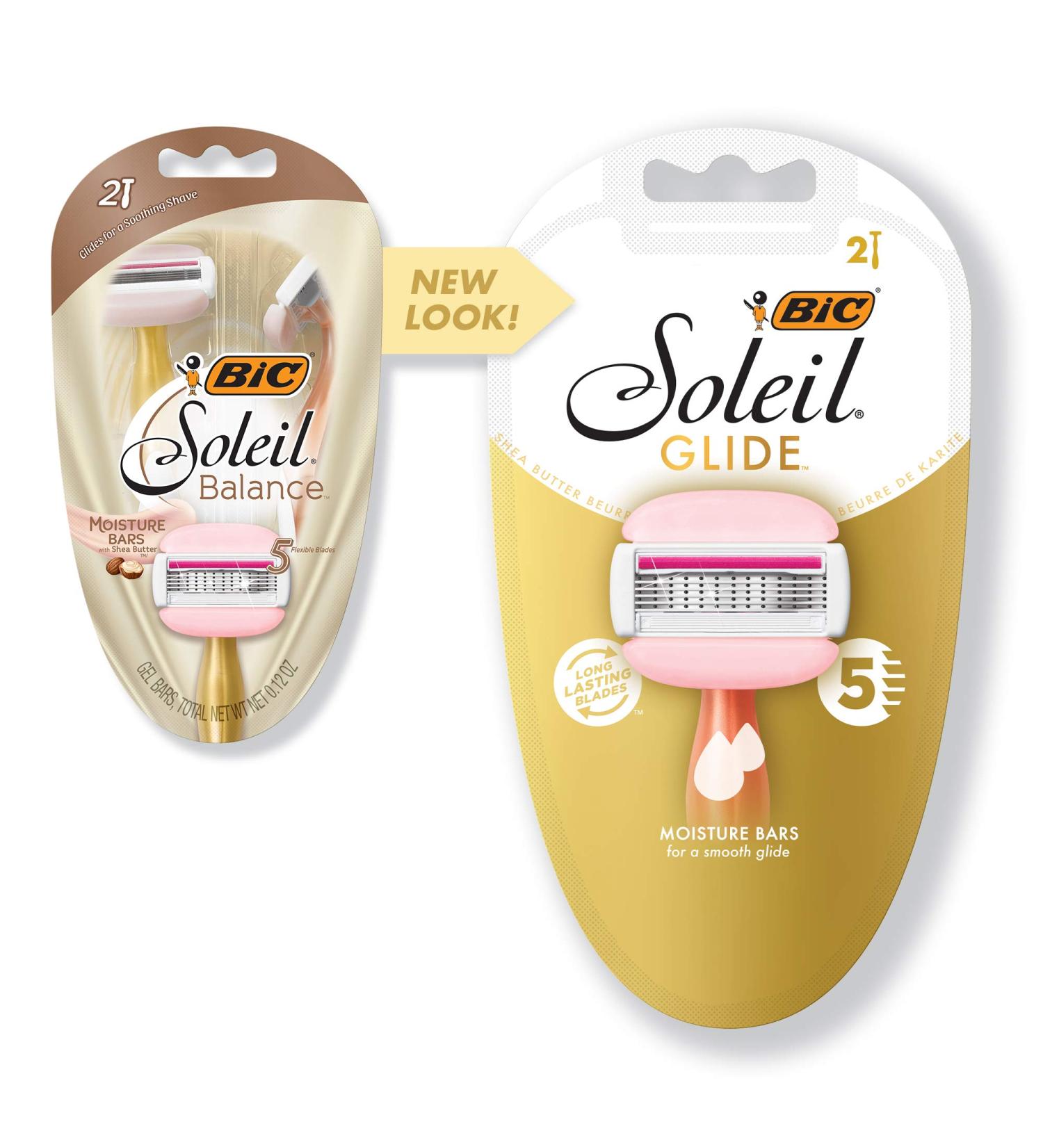 BIC Soleil Balance Women's Disposable Razor - Assorted Colors - 2 Count - Buy Online on SooperMarket.com
