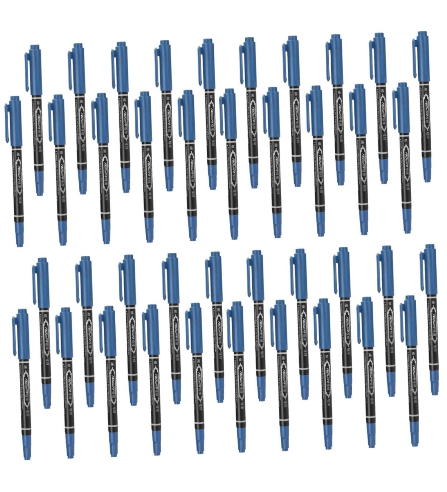NOLITOY Portable Eyebrow Liner 40 pcs Brow Fine Marking Oil Eyebrow Eye Markers Embroidered Tools Professional - Buy Online on SooperMarket.com