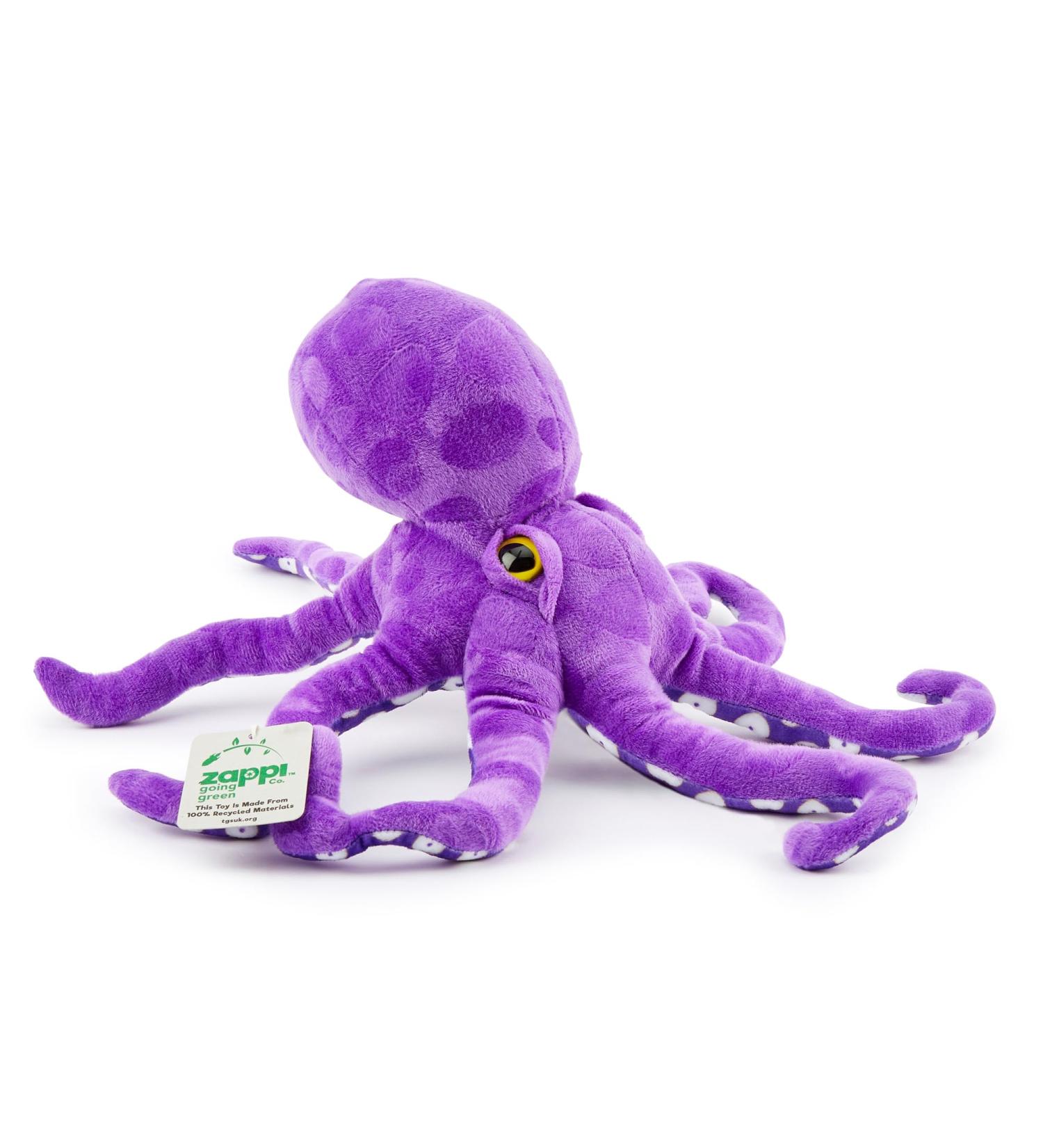 Zappi Co Ultra Soft Purple Octopus Plush Toy (35cm) - Eco-Friendly Newborn Gift - Buy Online on SooperMarket.com