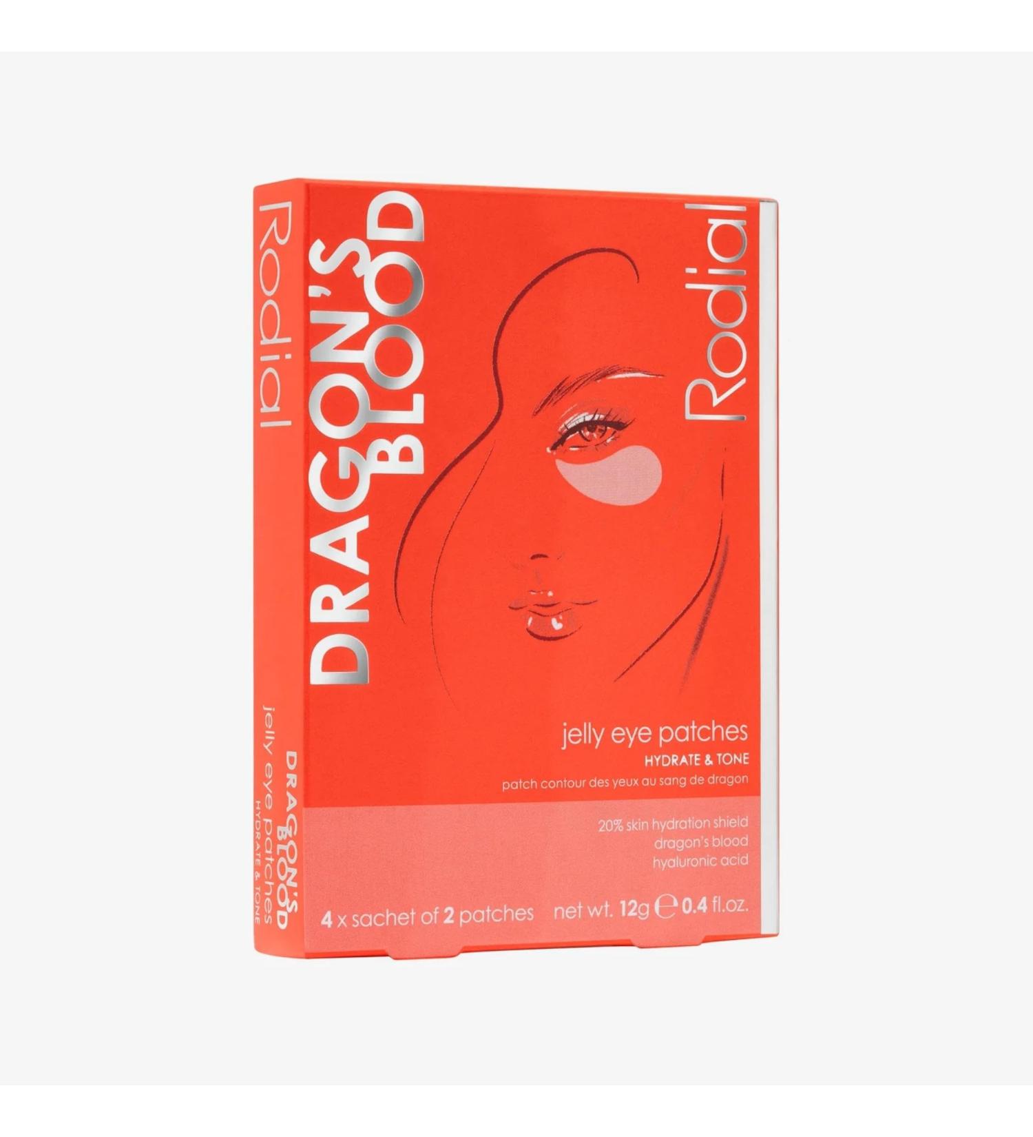 Rodial Dragon's Blood Jelly Eye Patches - 4 x 2 Pcs | Refresh & Revitalize Your Eyes | International Shipping - Buy Online on SooperMarket.com