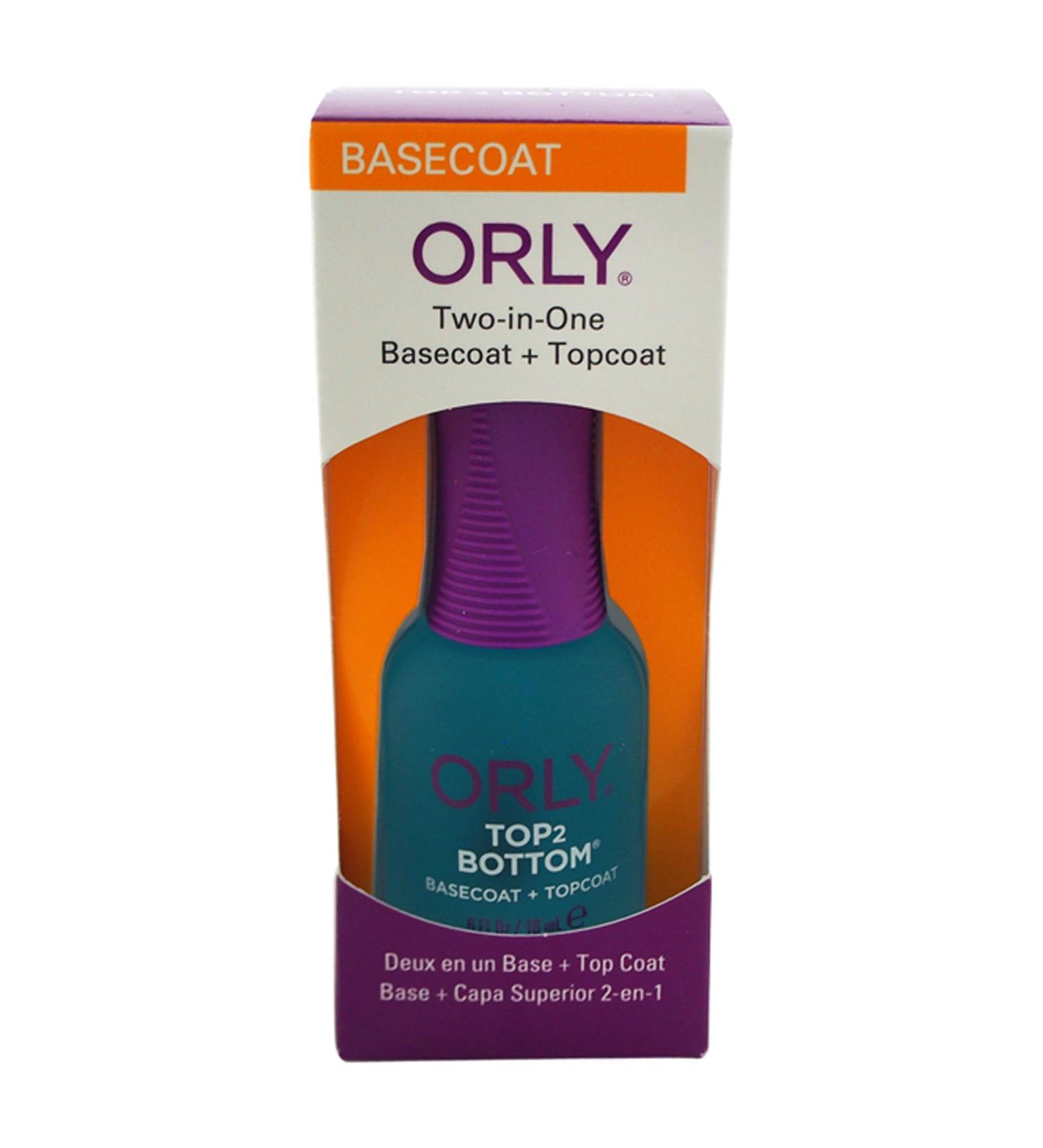 Orly Top 2 Bottom Base Nail Coat - 0.6 Ounce | Prevents Chipping & Enhances Nail Polish Adhesion - Buy Online on SooperMarket.com