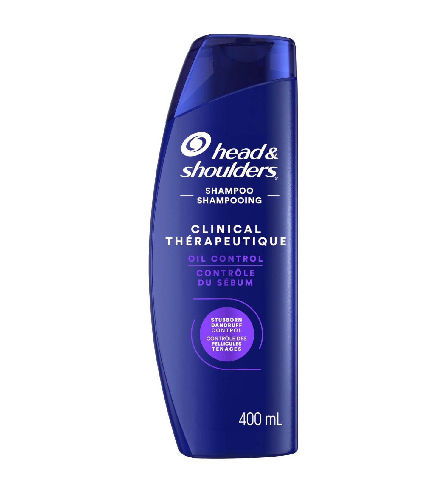 Head & Shoulders Clinical Oil Control Shampoo for Stubborn Dandruff 400 mL Strength Dandruff Defense + Advanced Oil Control - Buy Online on SooperMarket.com