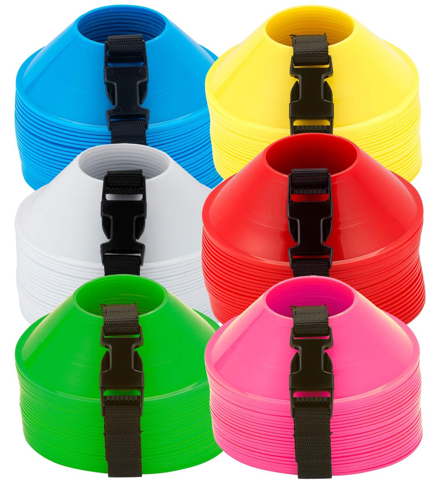 American Challenge Soccer Mini Disc Cones Neon Green (25 mini cones) Mini Cones