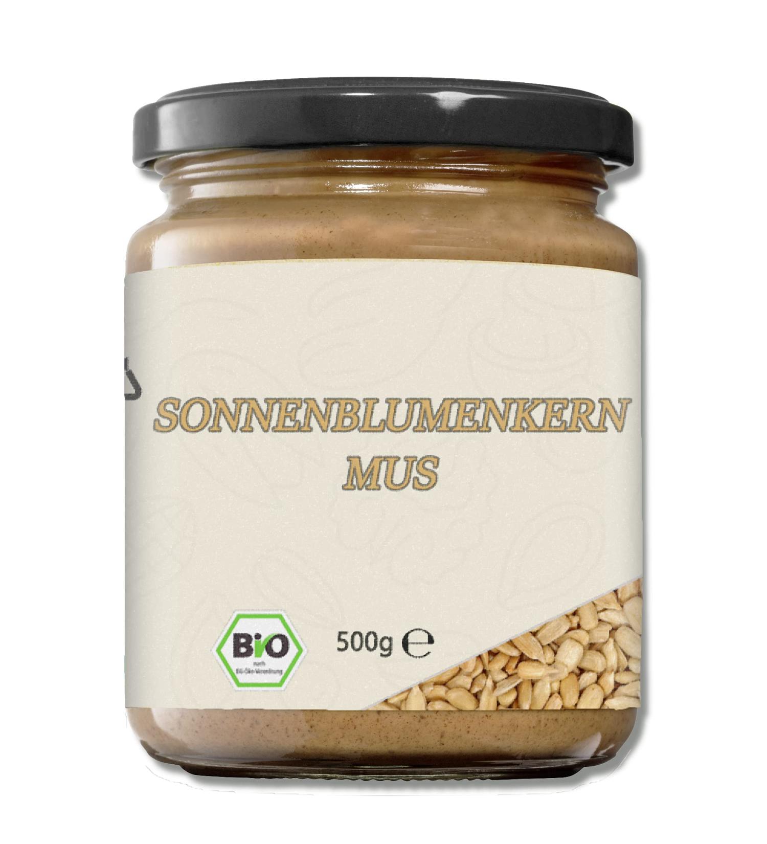 Mynatura Organic Sunflower Seeds Premium Snack & Baking Ingredient (2x 500g Glass Jars) Natural & Healthy - Buy Online on SooperMarket.com