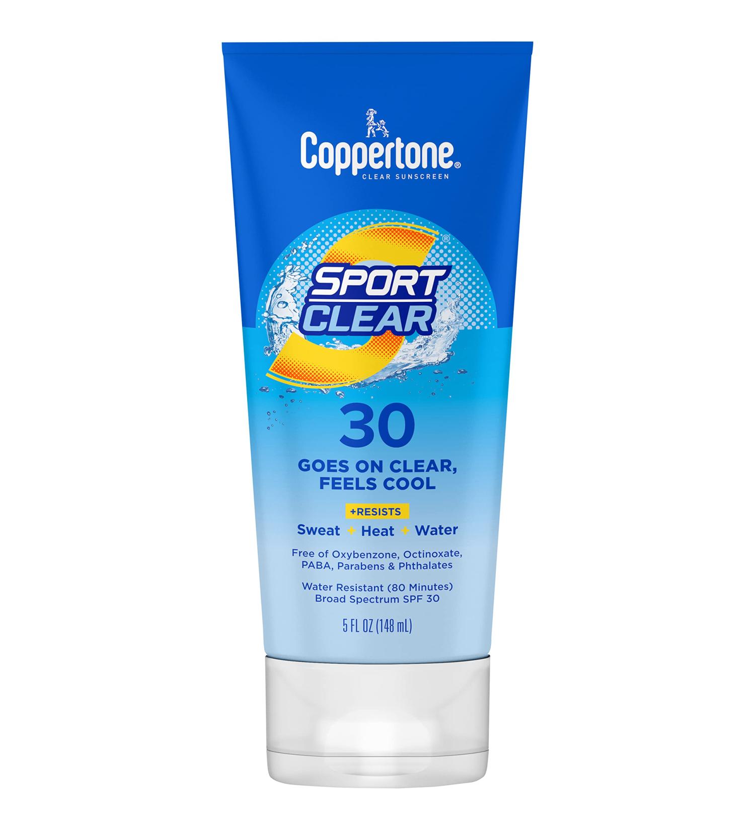 Coppertone SPORT Clear SPF 30 Water Resistant Sunscreen - 5 Fl Oz Tube - Buy Online on SooperMarket.com