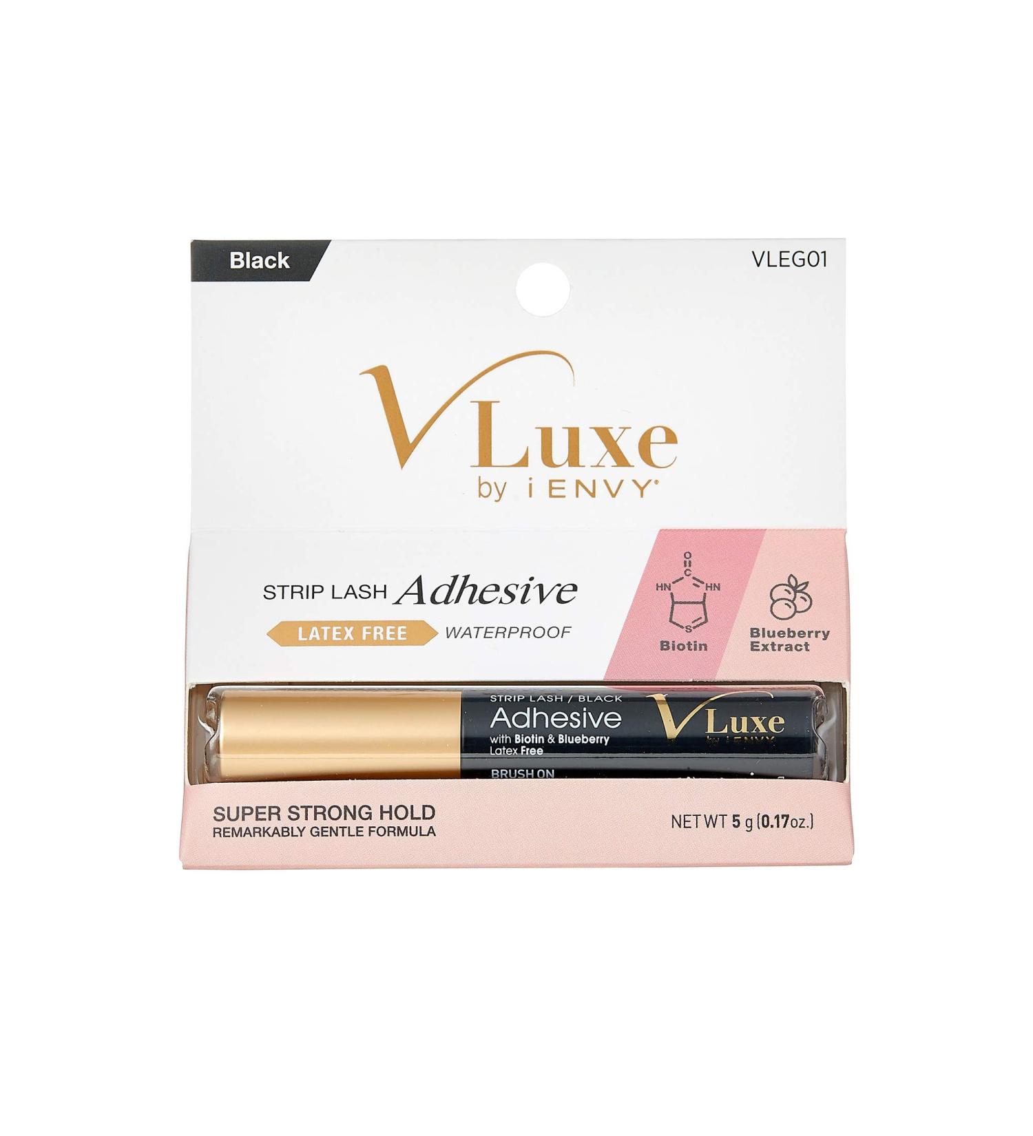 Buy i-ENVY VLuxe Biotin Strip Lash Adhesive Black - Long-Lasting Waterproof & Ideal for International Shipping | Best Price Online - Buy Online on SooperMarket.com