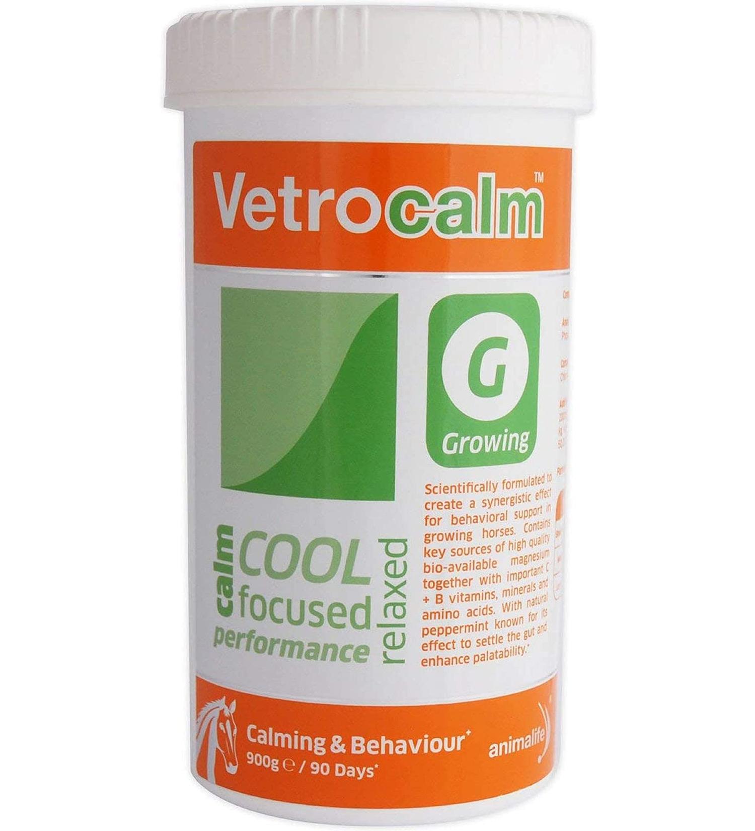 Animalife Vetrocalm Growing Calming Supplement 900g Clear - Buy Online on SooperMarket.com