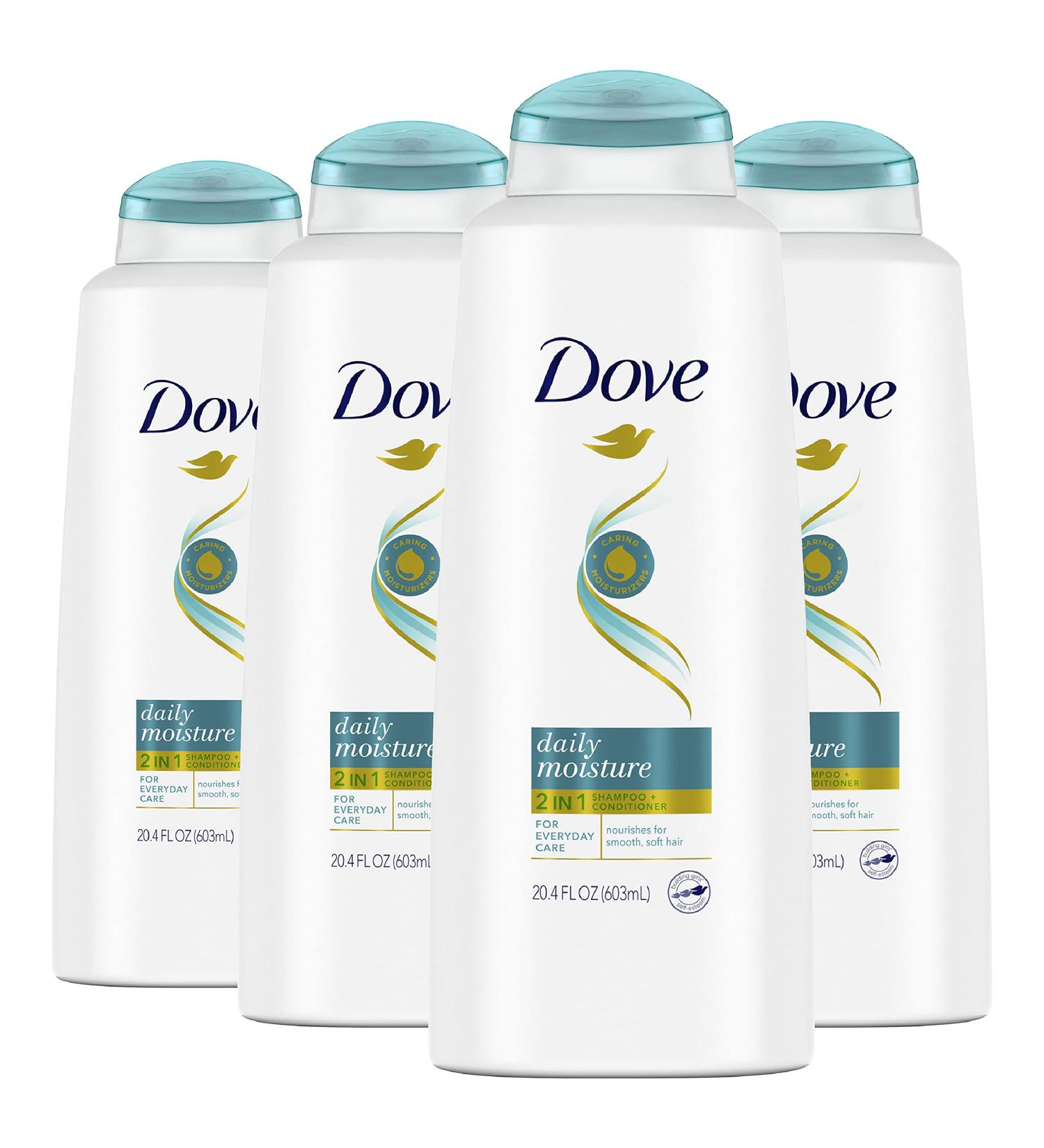 Dove Nutritive Solutions Daily Moisture Shampoo & Conditioner 20.4 oz (Pack of 4) - Buy Online on SooperMarket.com