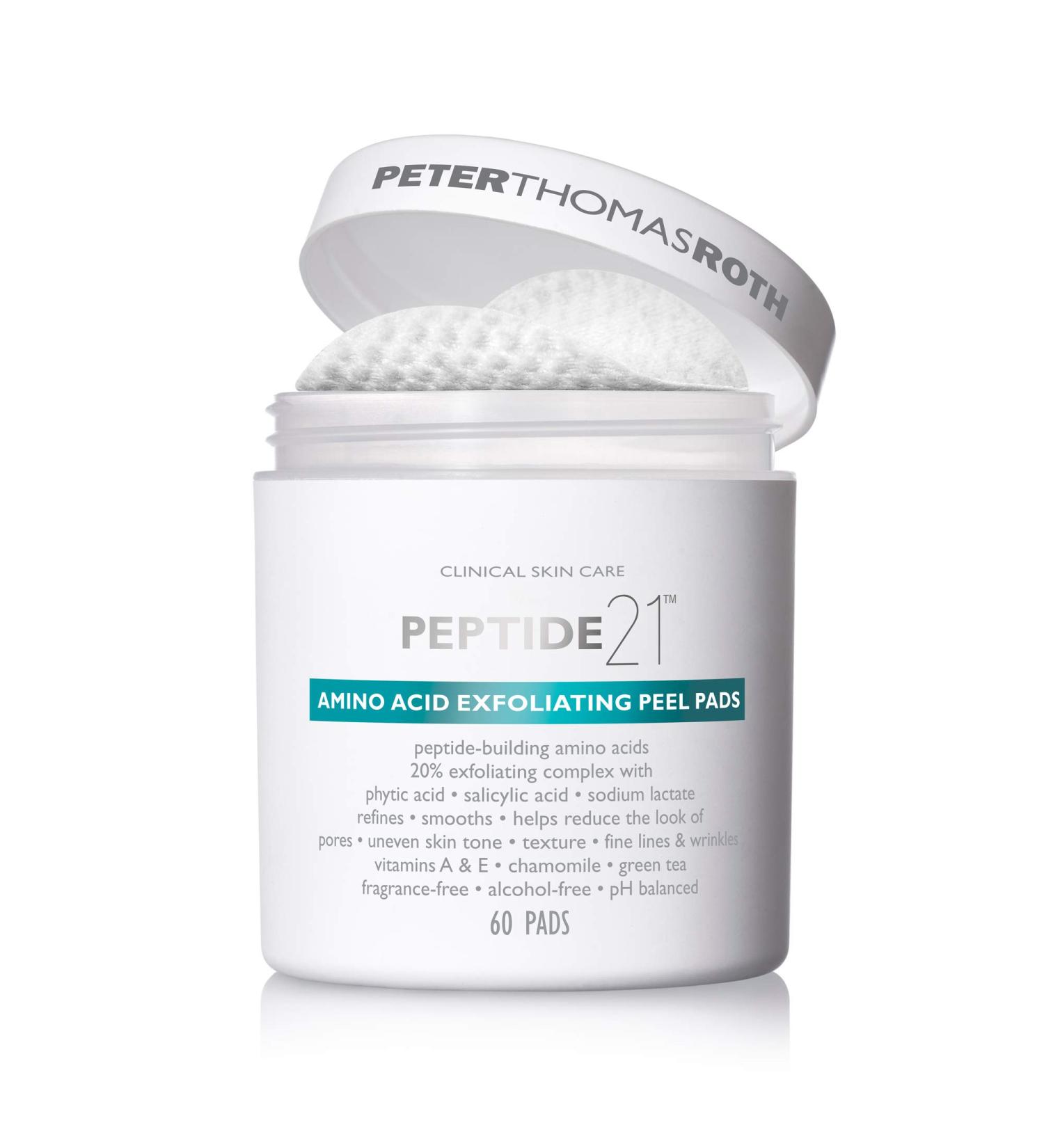Peter Thomas Roth Peptide 21 Amino Acid Exfoliating Peel Pads - 60 Count - Buy Online on SooperMarket.com