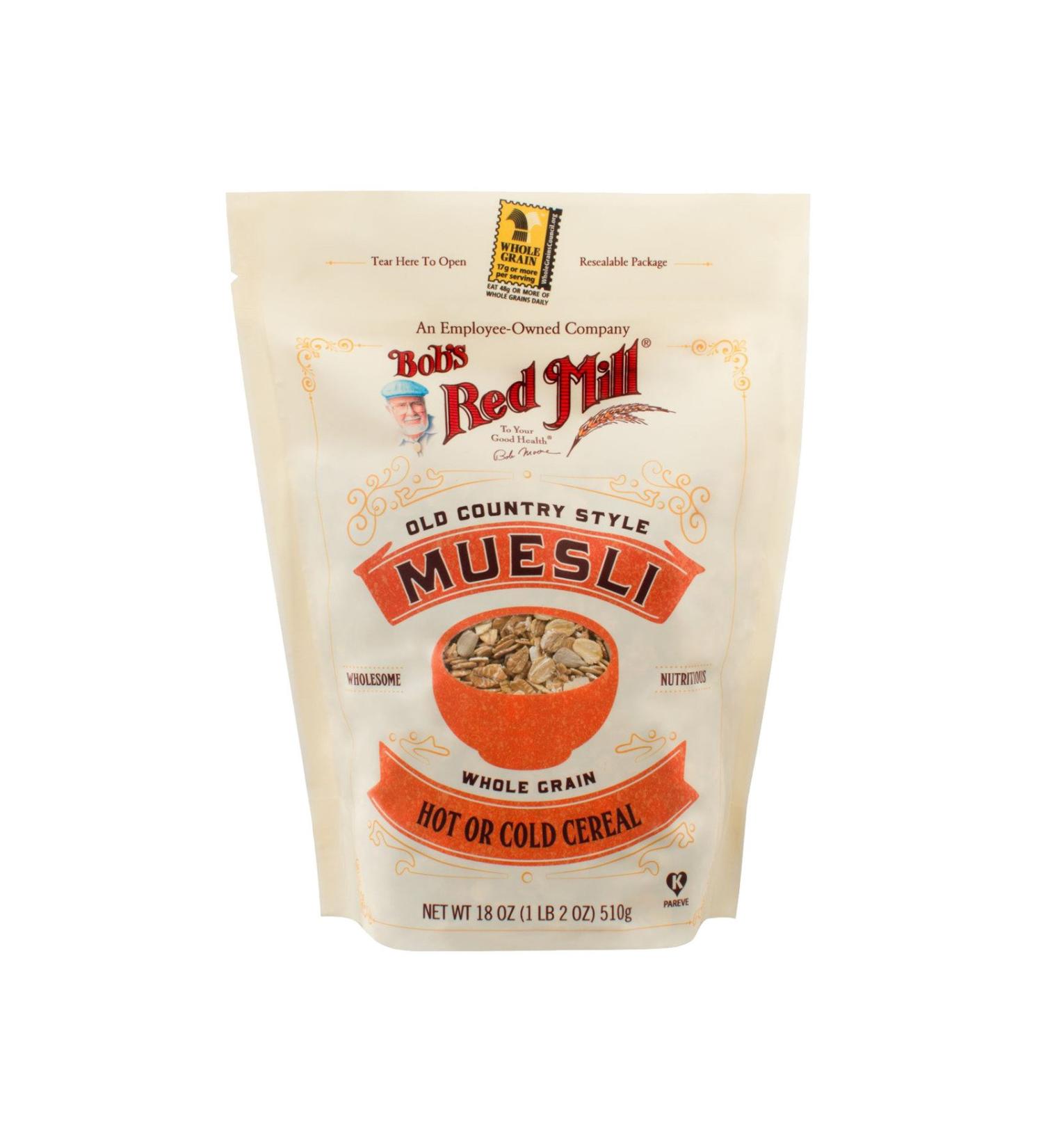 Bob's Red Mill Cereal Muesli, 18-ounce Bags (4 Pack)