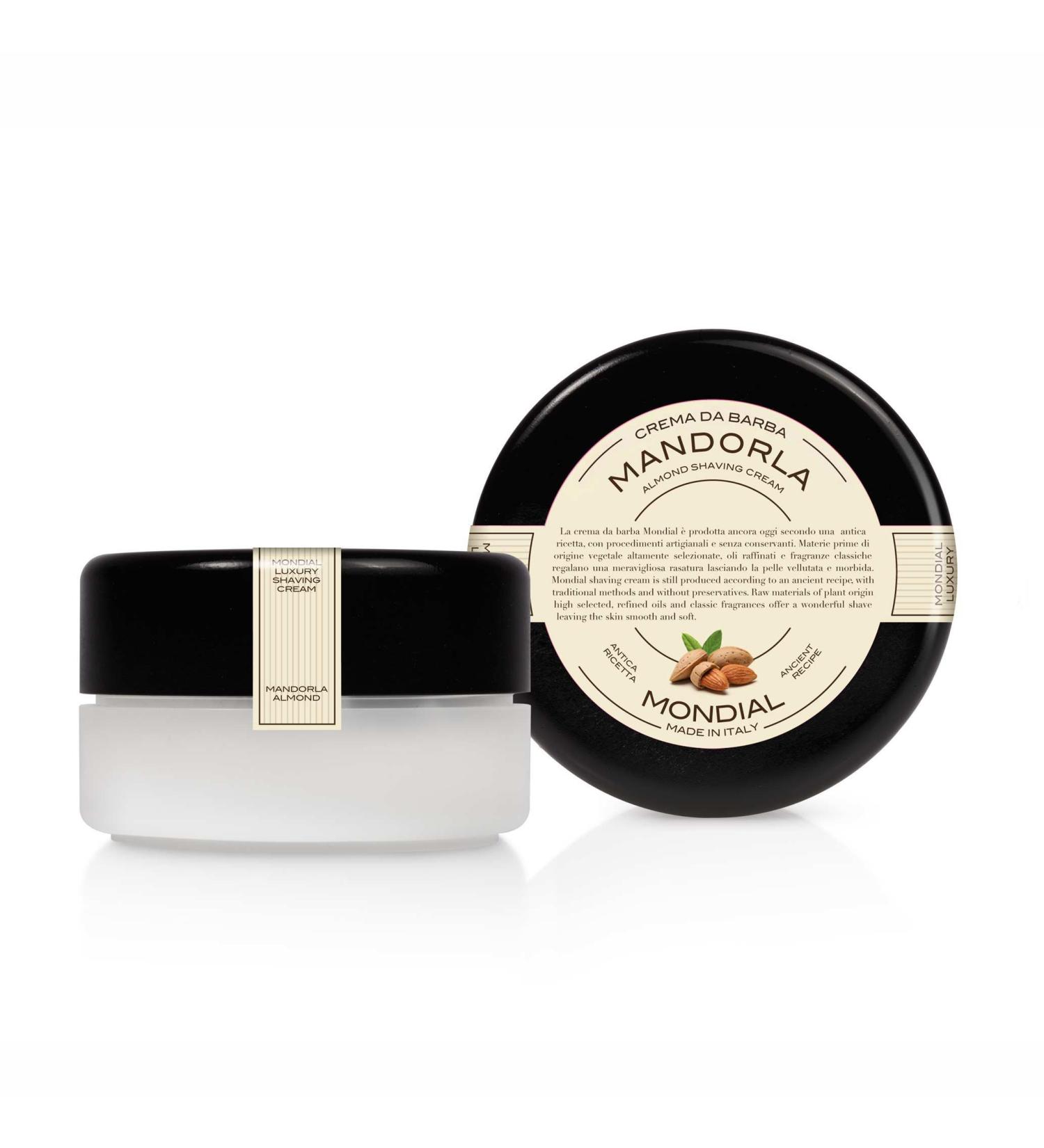 Mondial Shaving Cream In Bowl Luxury Bicolor Almond 150ml