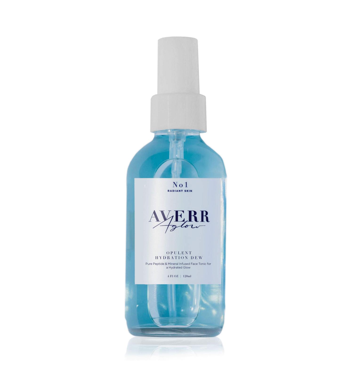 Averr Aglow Opulent Hydration Dew - Daily Face Moisturizer & Healing Mist | Natural Mineral Solution for Hydrating & Refreshing Skin - Buy Online on SooperMarket.com