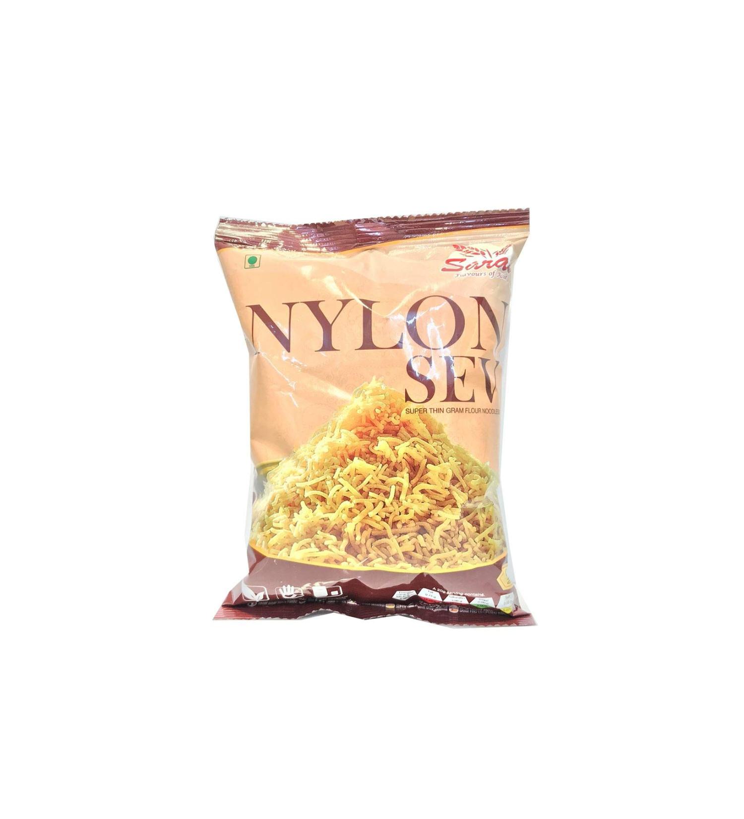 Saras Nylon Sev 200G - Indian Snacks Namkeen
