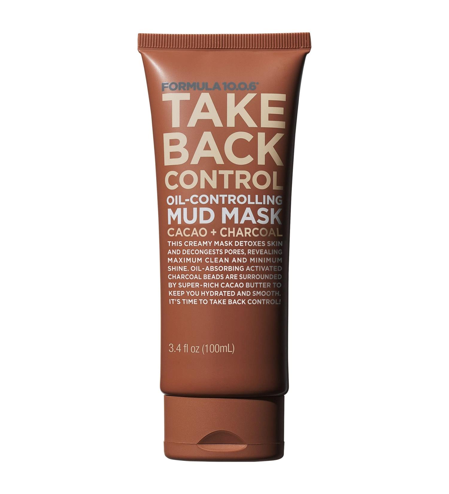 Buy FORMULA 10.0.6 Take Back Control Mud Mask - Oil-Controlling Detoxifying Vegan & Cruelty-Free Skin Care - 3.4 Fl Oz International Shipping - Buy Online on SooperMarket.com