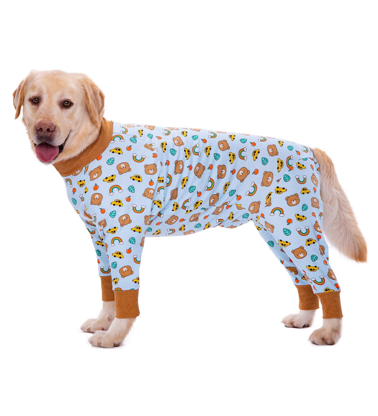 Yeapeeto Dog Recovery Suit 5XL Bear - Soft Neuter Shirt Cone Alternative for Large/Medium Dogs - Prevent Licking & Shedding - Surgical Onesie After Surgery - Buy Online on SooperMarket.com