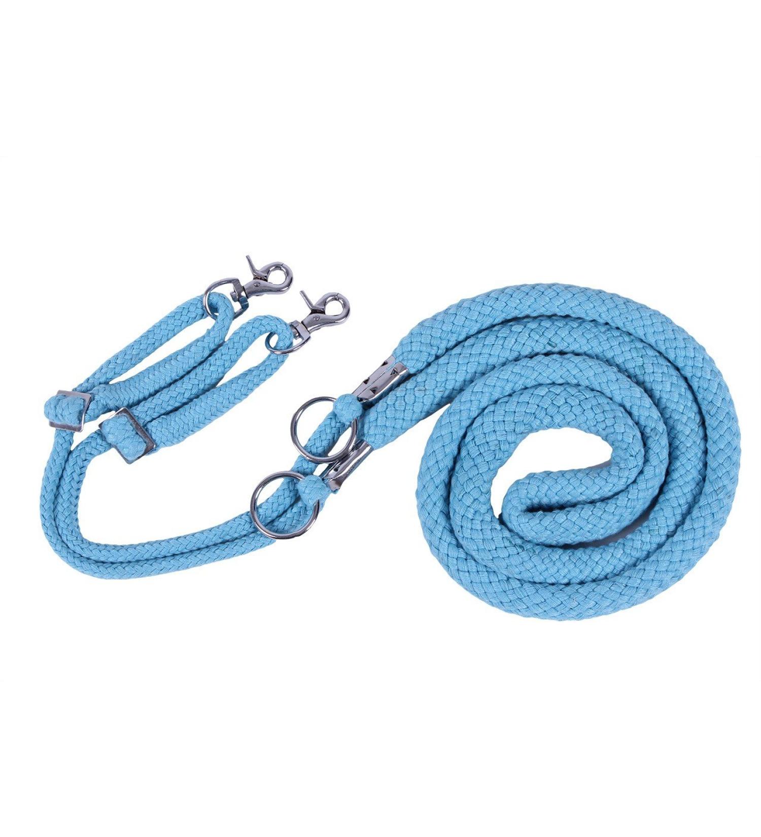 QHP Lunging Aid Lunging Line Lunge Groundwork 4 Colors 4 Sizes (XL Light Blue) XL light blue