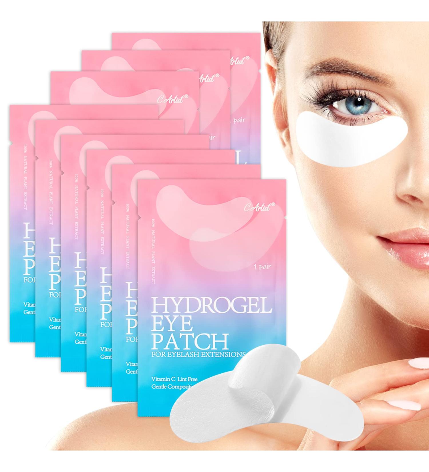C. ARTIST 100% Natural Under Eye Gel Pads - 110 Pairs | Collagen & Aloe Vera Hydrogel Eye Patches for Eyelash Extensions - Buy Online on SooperMarket.com