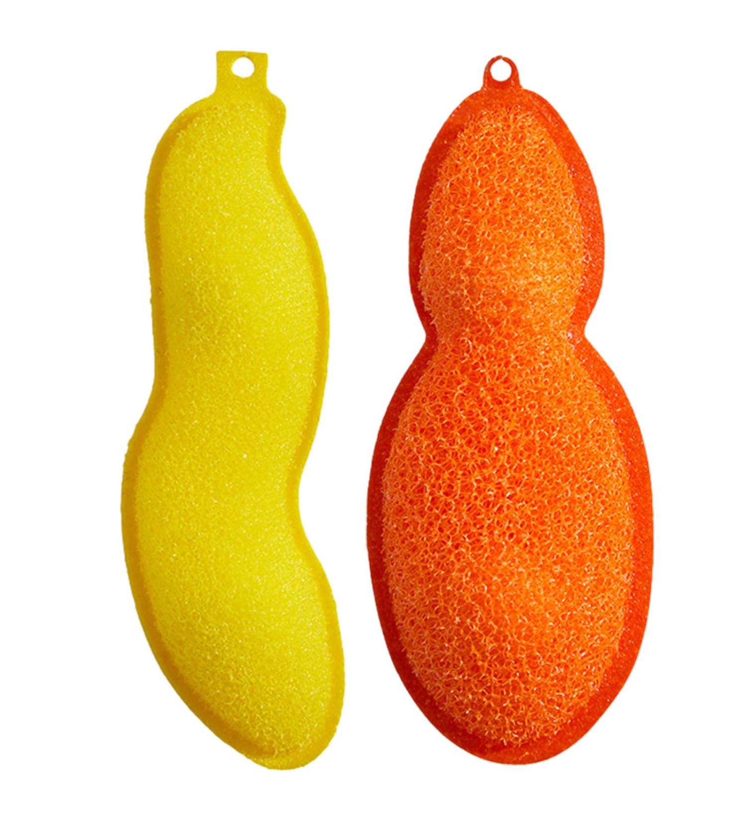 Virtcooy Beans-Shaped Bottle Cleaning Sponge | Bottle Pea Sponge Bottle Cleaning Sponge Magic Beans Bottle Cleaning Beans Reuseable Bottle Cleaning Sponge for Internal Cleaning of Small Mouth 6 Pieces - Buy Online on SooperMarket.com