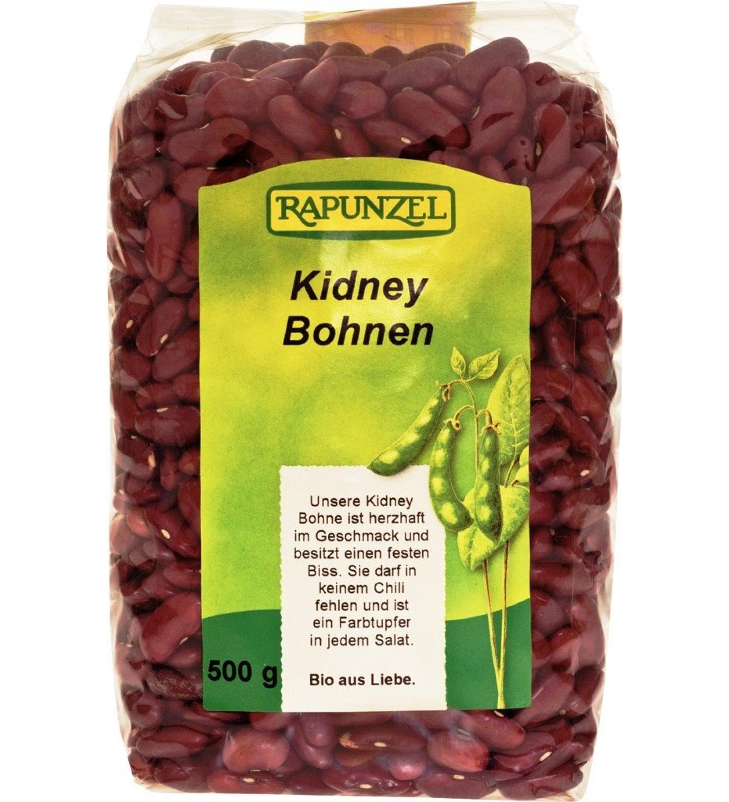 Rapunzel Organic Kidney Beans red (1 x 500 gr) 500 g (1 pack)