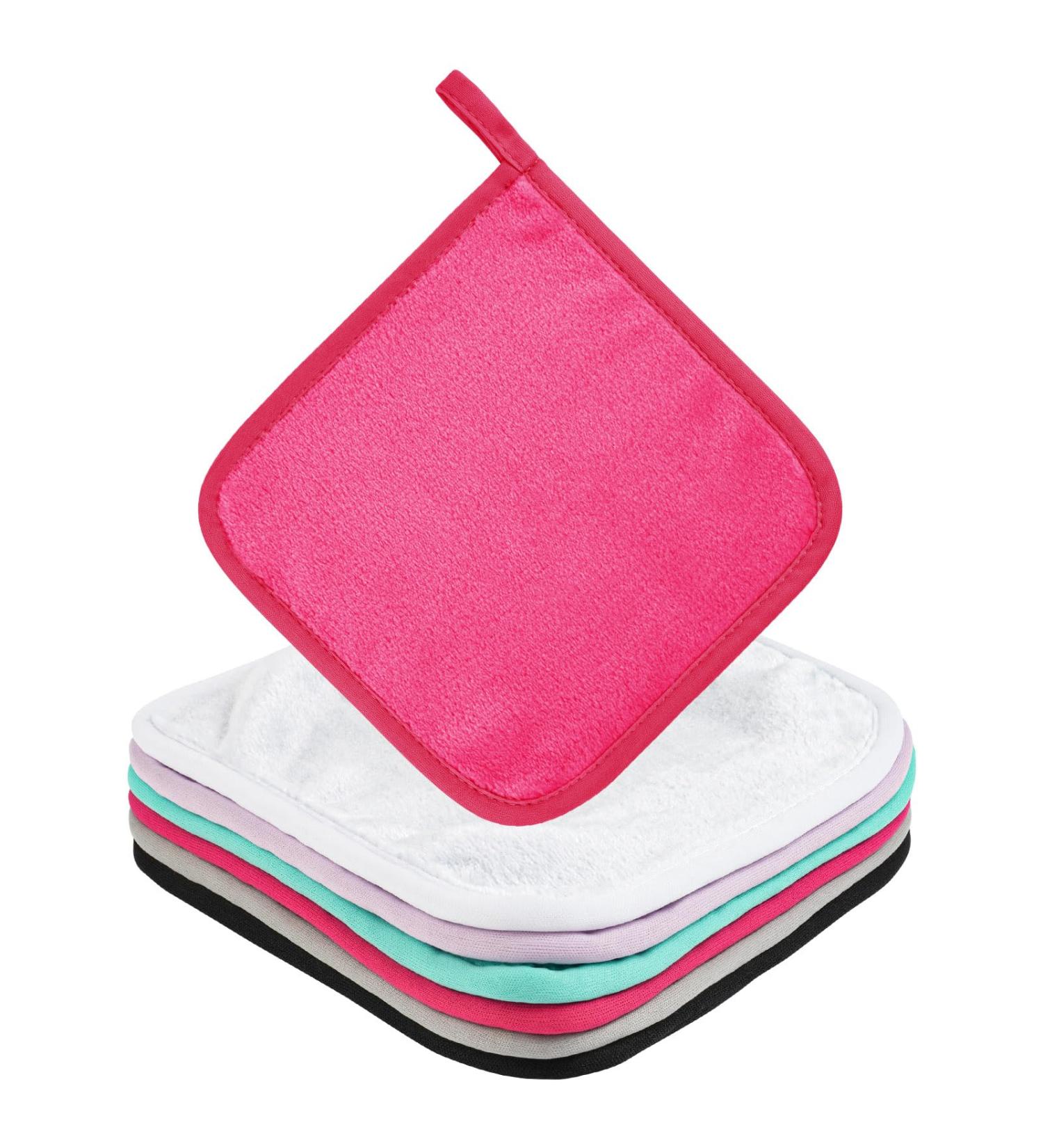 URAQT 6 Pack Face Cloths Make Up Remover 7.87 * 7.87in Soft Microfibre Face Wipes for Reusable Makeup Remover Cloth Washable Ultra Soft Facial Cleansing Wipe Cloths (Multi-Color) 6 Pcs-multi-colored - Buy Online on SooperMarket.com