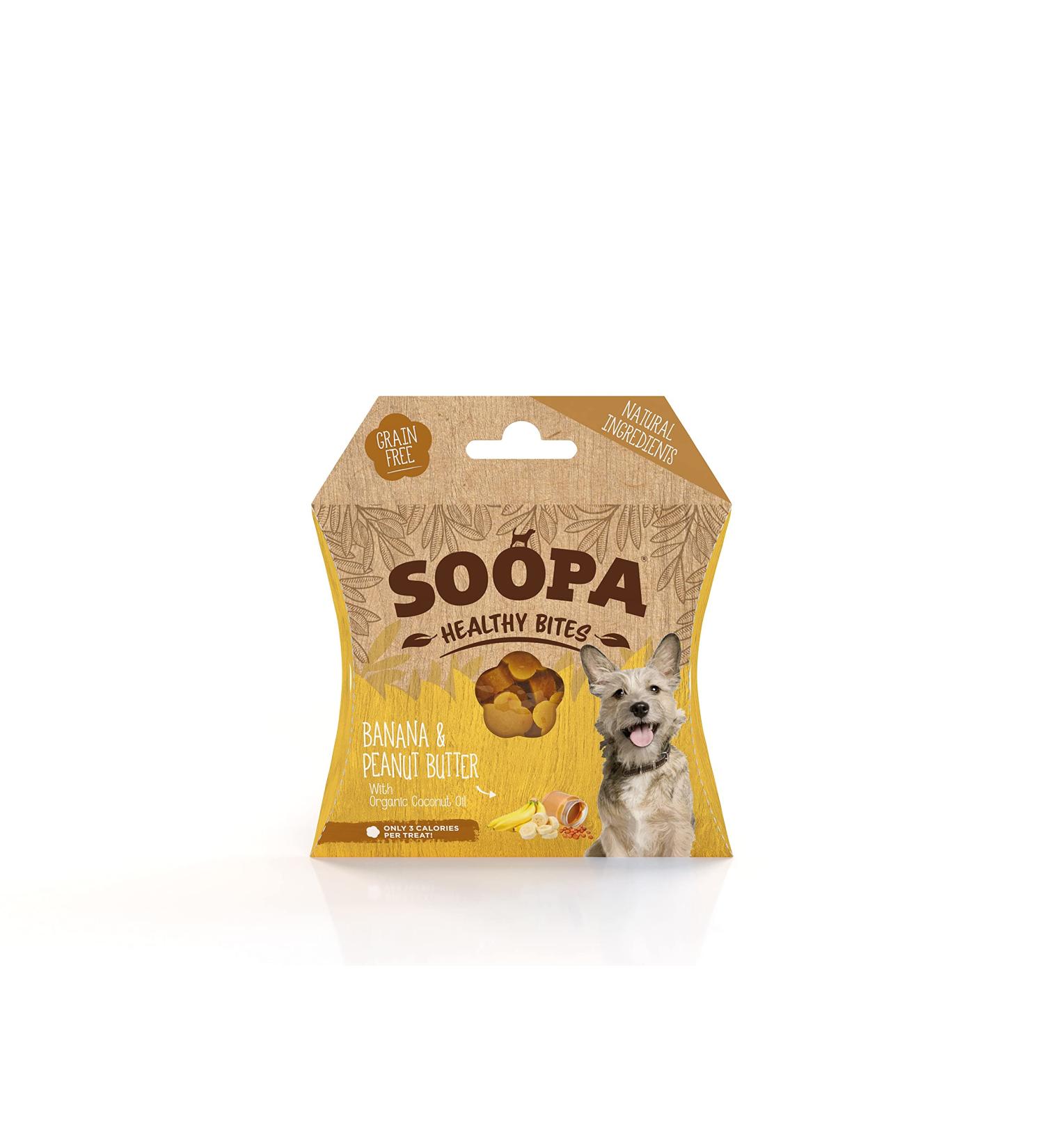 SOOPA Healthy Bites Banana & Peanut Butter Banana and Peanut Butter 50g - Buy Online on SooperMarket.com