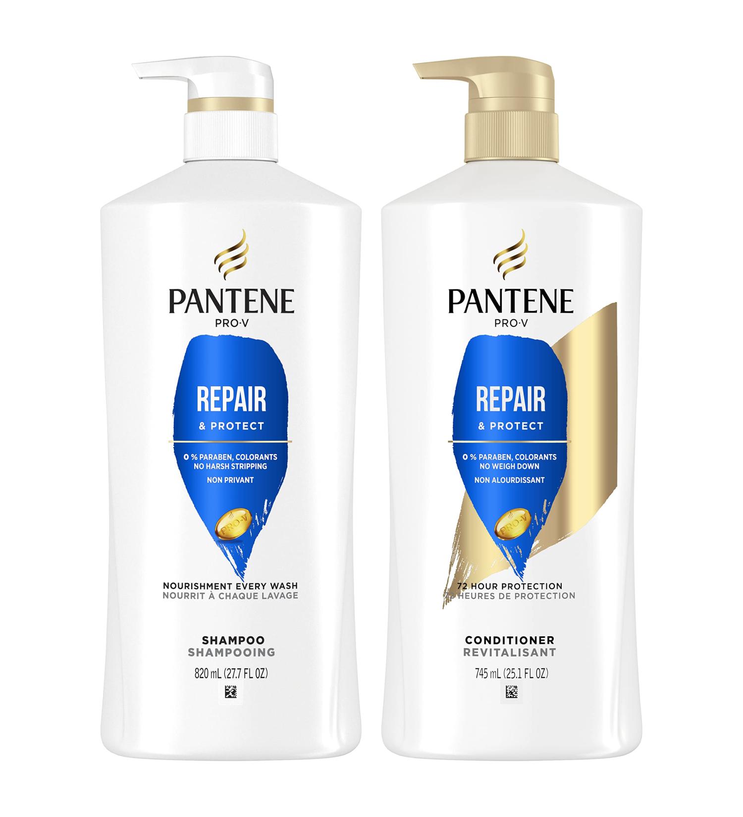 Pantene Repair & Protect Shampoo, Conditioner, and Hair Treatment Set - Safe for Color-Treated Hair - Buy Online on SooperMarket.com