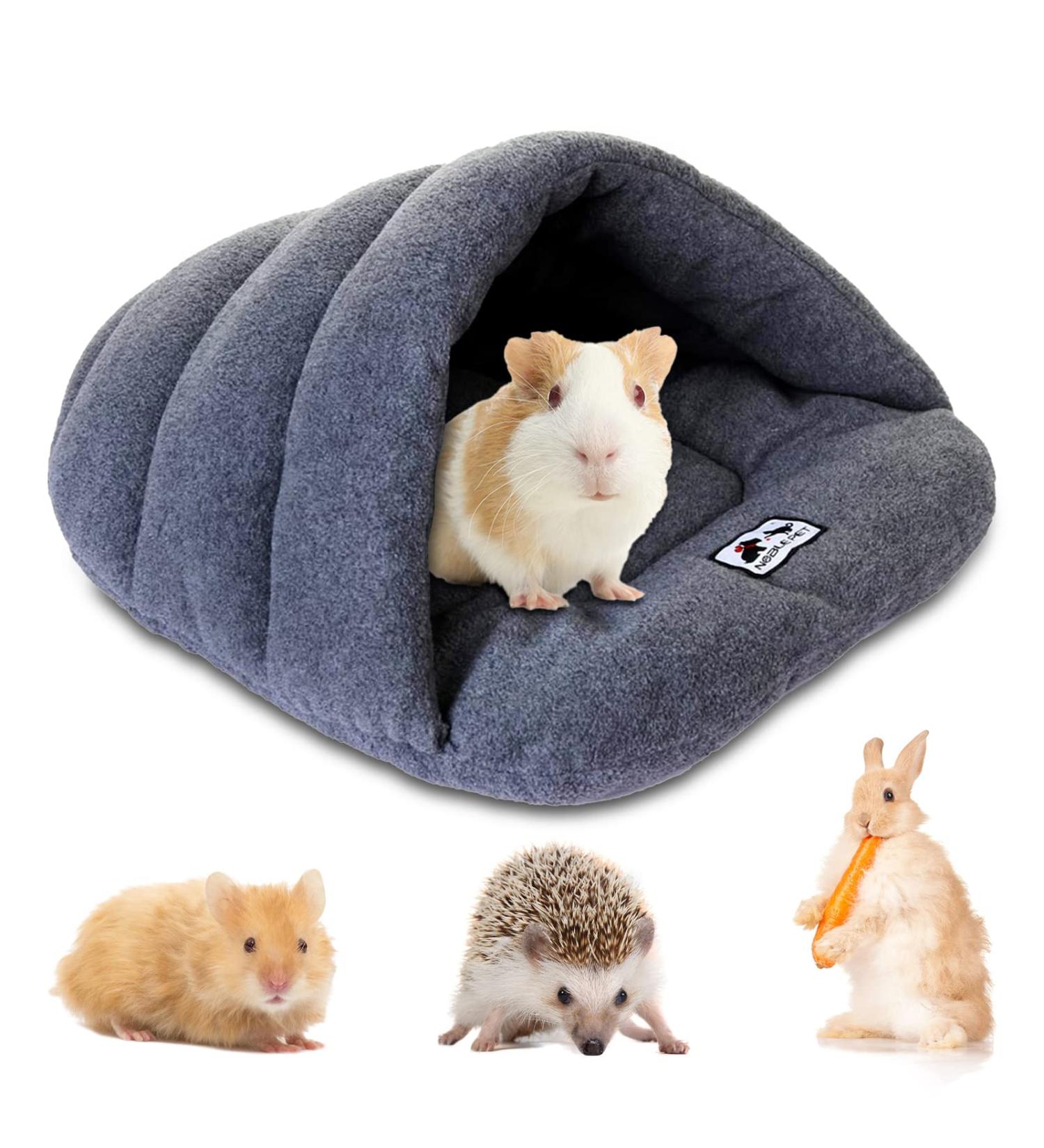 Jetisva Soft Fleece Guinea Pig Bed and Hideway Warm Hamster Bedding Rat Bedding House Small Animal Cave Bed Guinea Pig Sleeping Bag for Small Pet Chinchilla Ferret Squirrel Hedgehog Rabbit 11X15 Inch - Buy Online on SooperMarket.com
