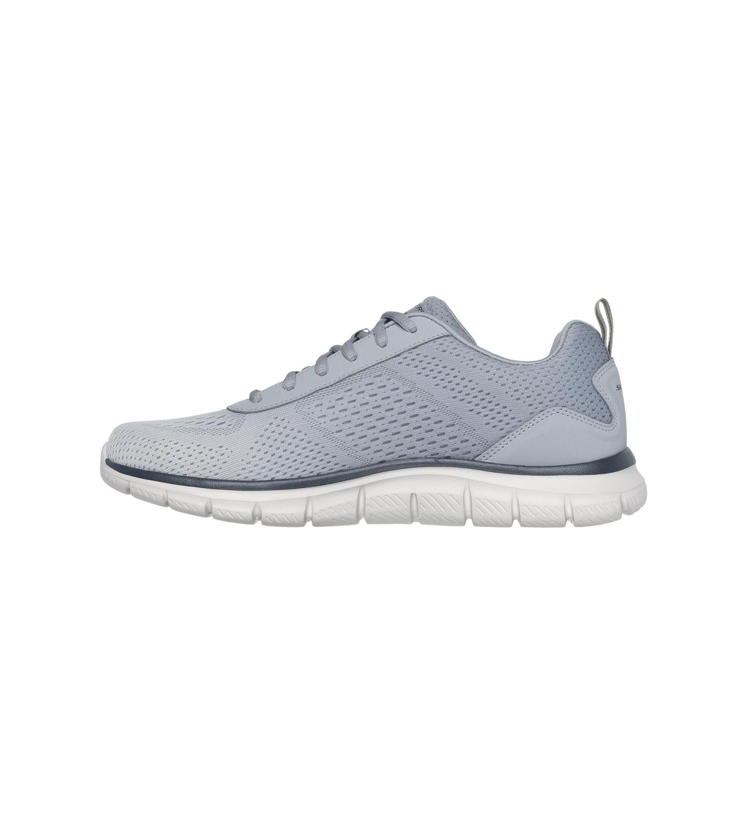 Skechers Men's Track Ripkent Sneaker - Light Grey Mesh - Size 42 EU - International Shipping Available - Buy Online on SooperMarket.com
