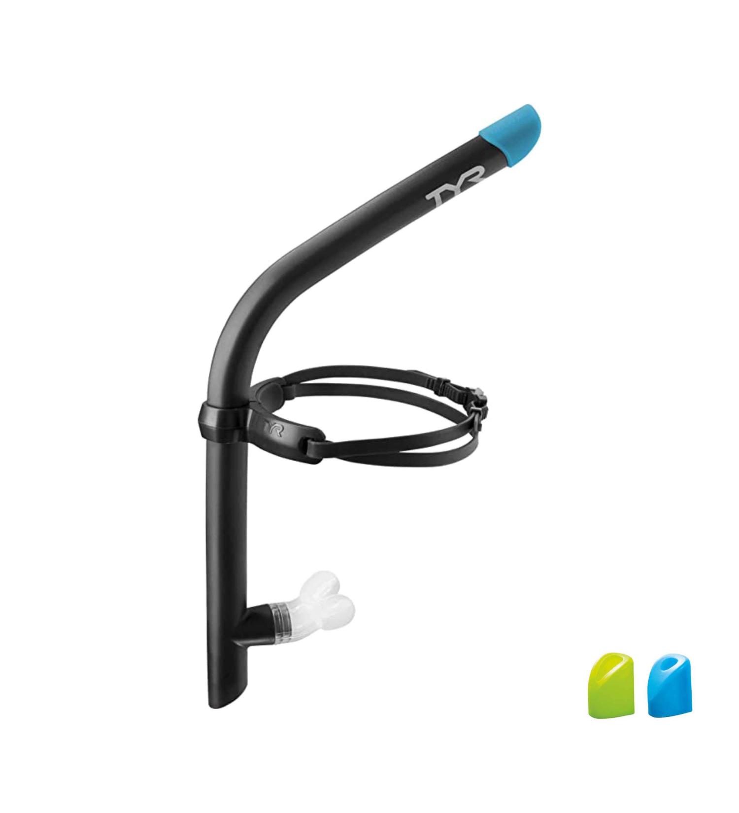 TYR 2.0 Ultralite Snorkel Black - Lightweight Swim Snorkel for Enhanced Performance - Buy Online on SooperMarket.com