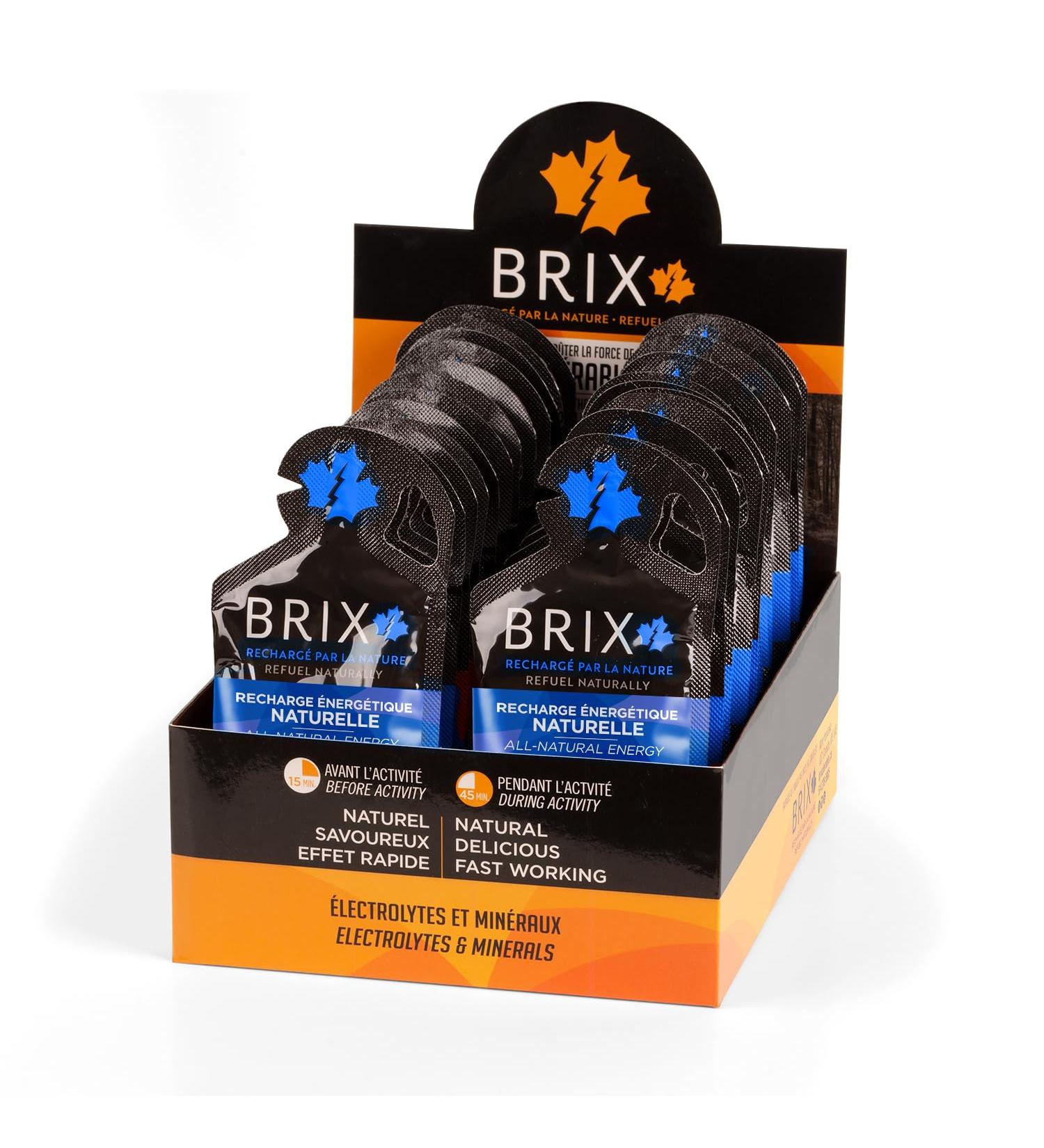 Brix Maple Syrup Natural Energy Gel (bleuet)