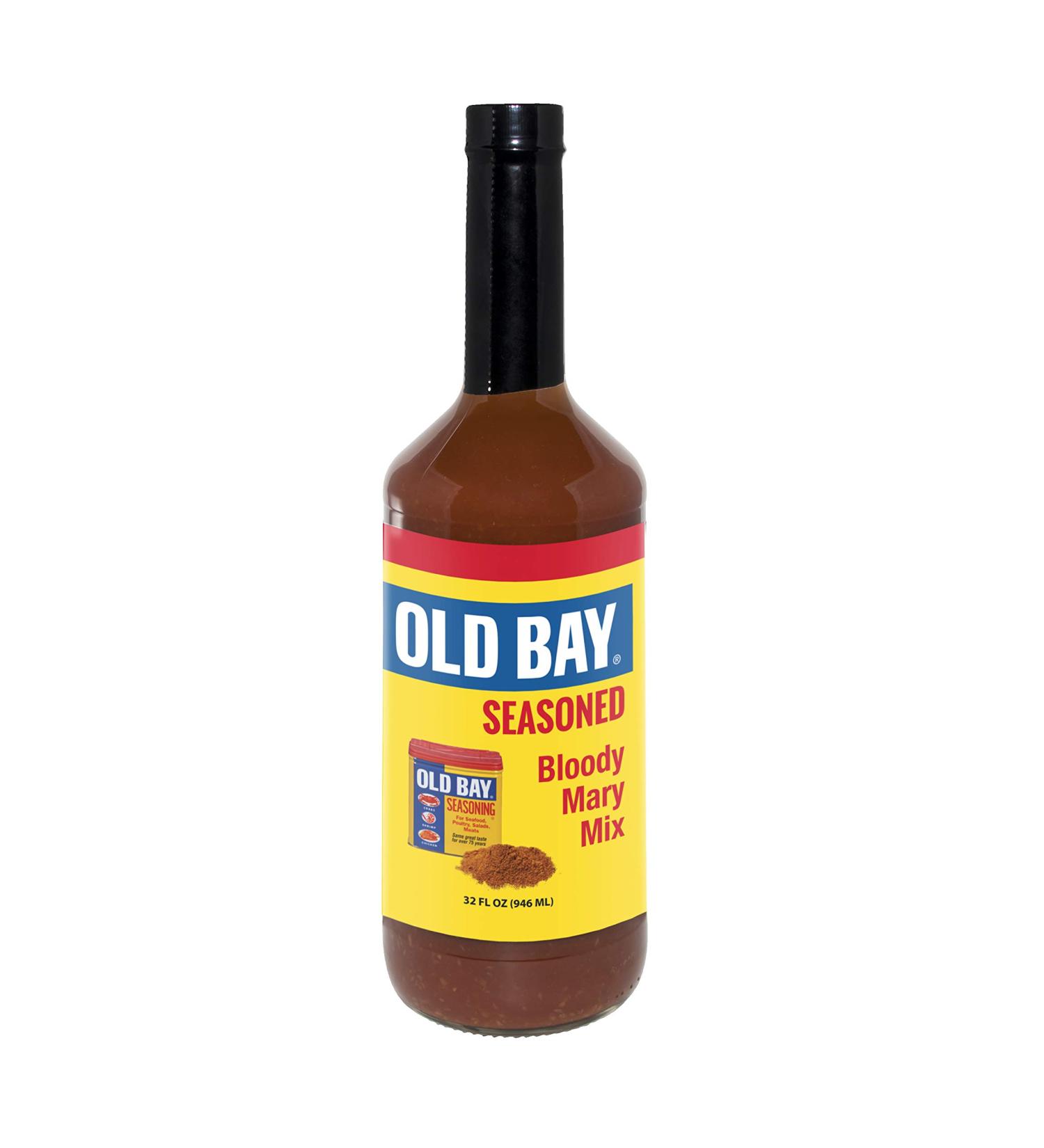 Old Bay Seasoned Bloody Mary Drink Mix - Gluten Free, All Natural, Low Sugar, Low Calorie - 32 oz (Case of 2) - Buy Online on SooperMarket.com