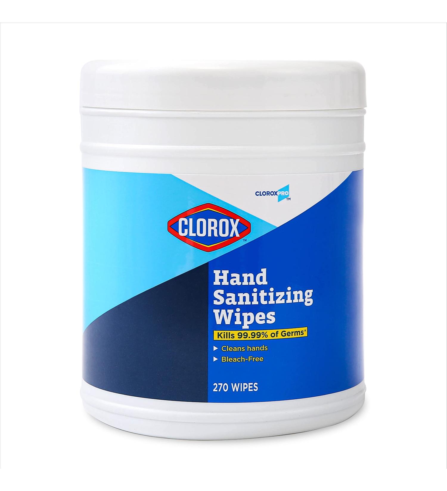 Clorox Pro Hand Wipes 270 Ct | Alcohol-Free BZK Formula | Travel Size Hand Sanitizer Wipes - Buy Online on SooperMarket.com