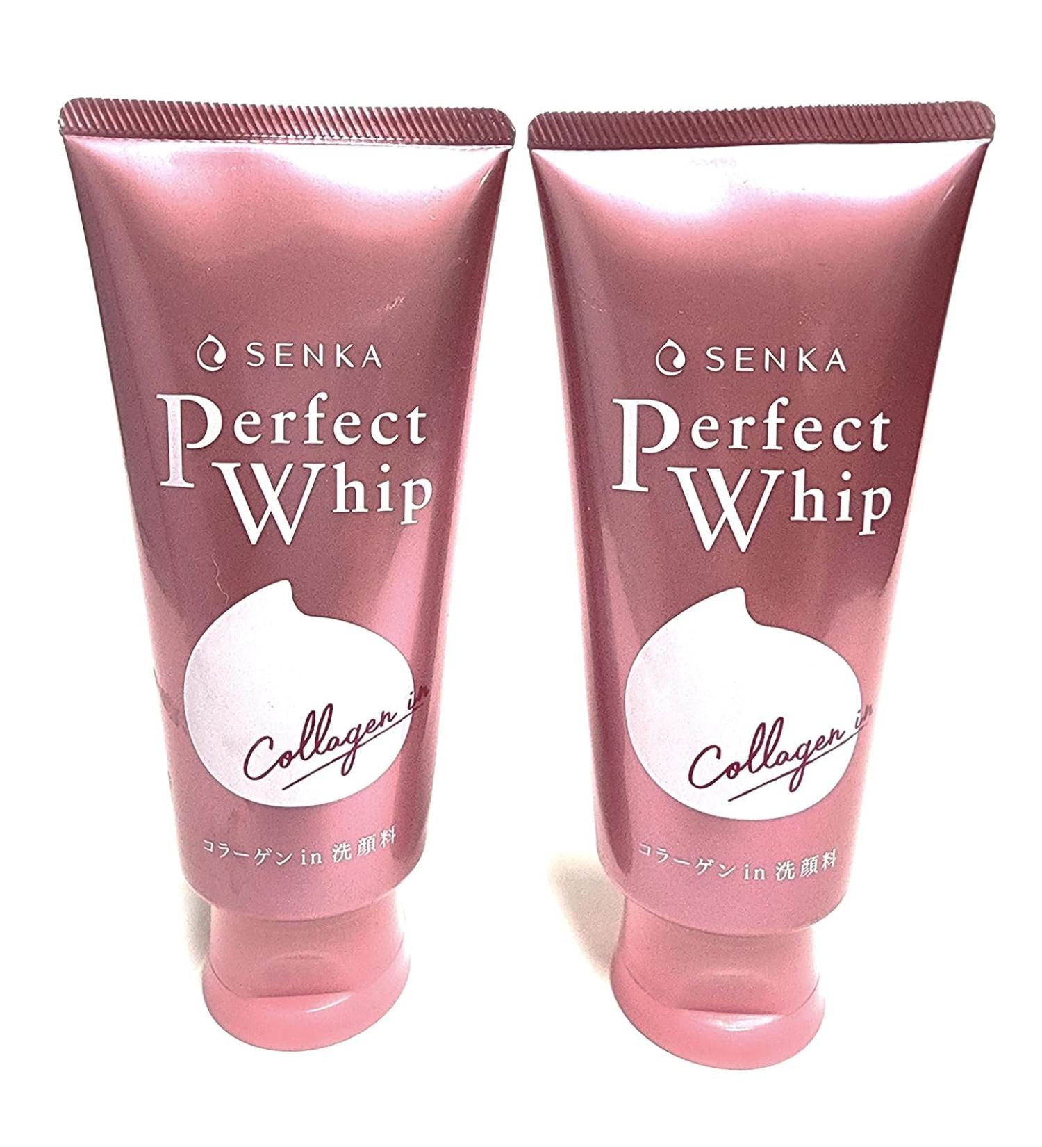 Buy 2 in a Batch - Senka Perfect Whip Collagen 120g Facial Cleanser | International Shipping Available - Buy Online on SooperMarket.com