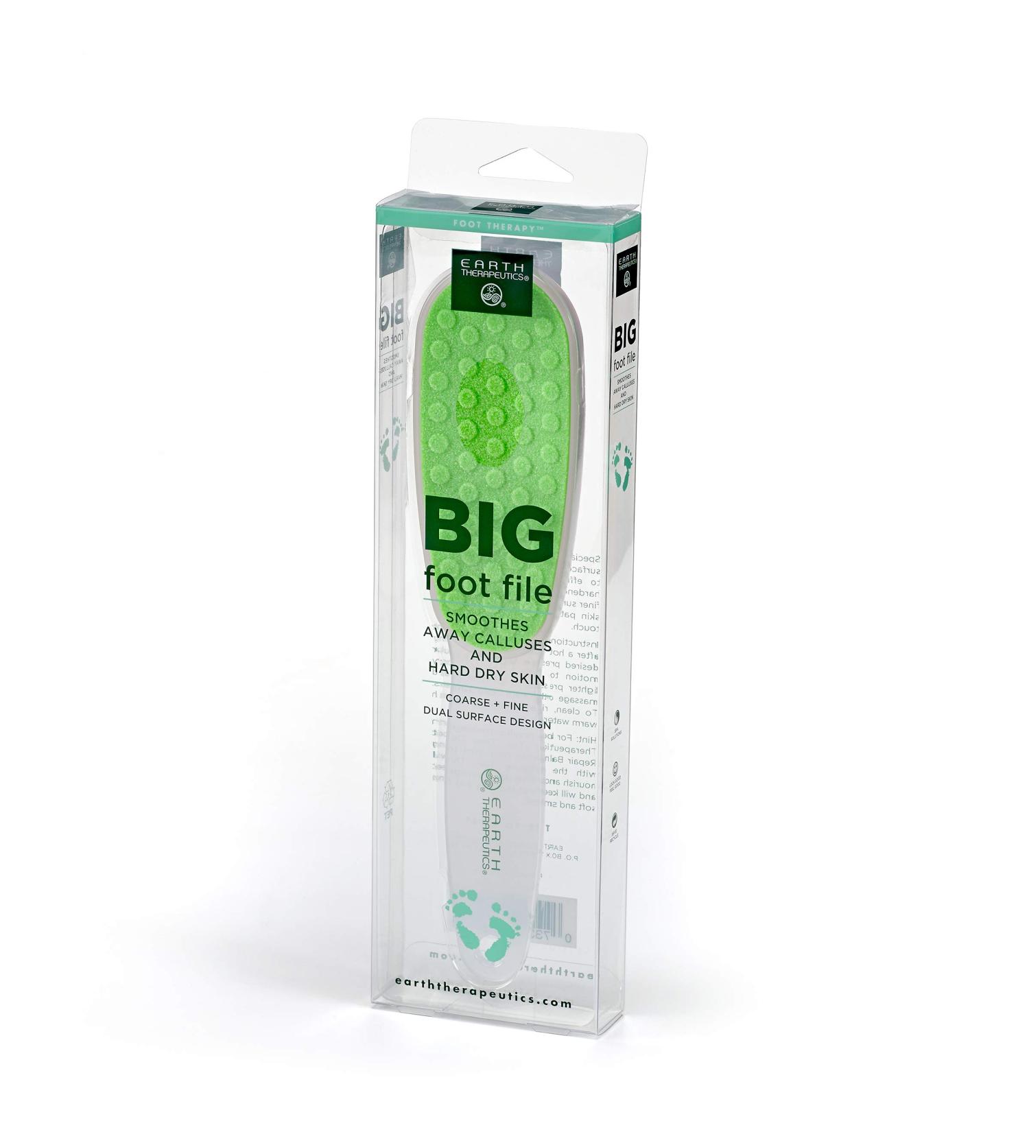 Earth Therapeutics BIG Ceramic Foot File - Dual Sided for Smoother Feet - Buy Online on SooperMarket.com