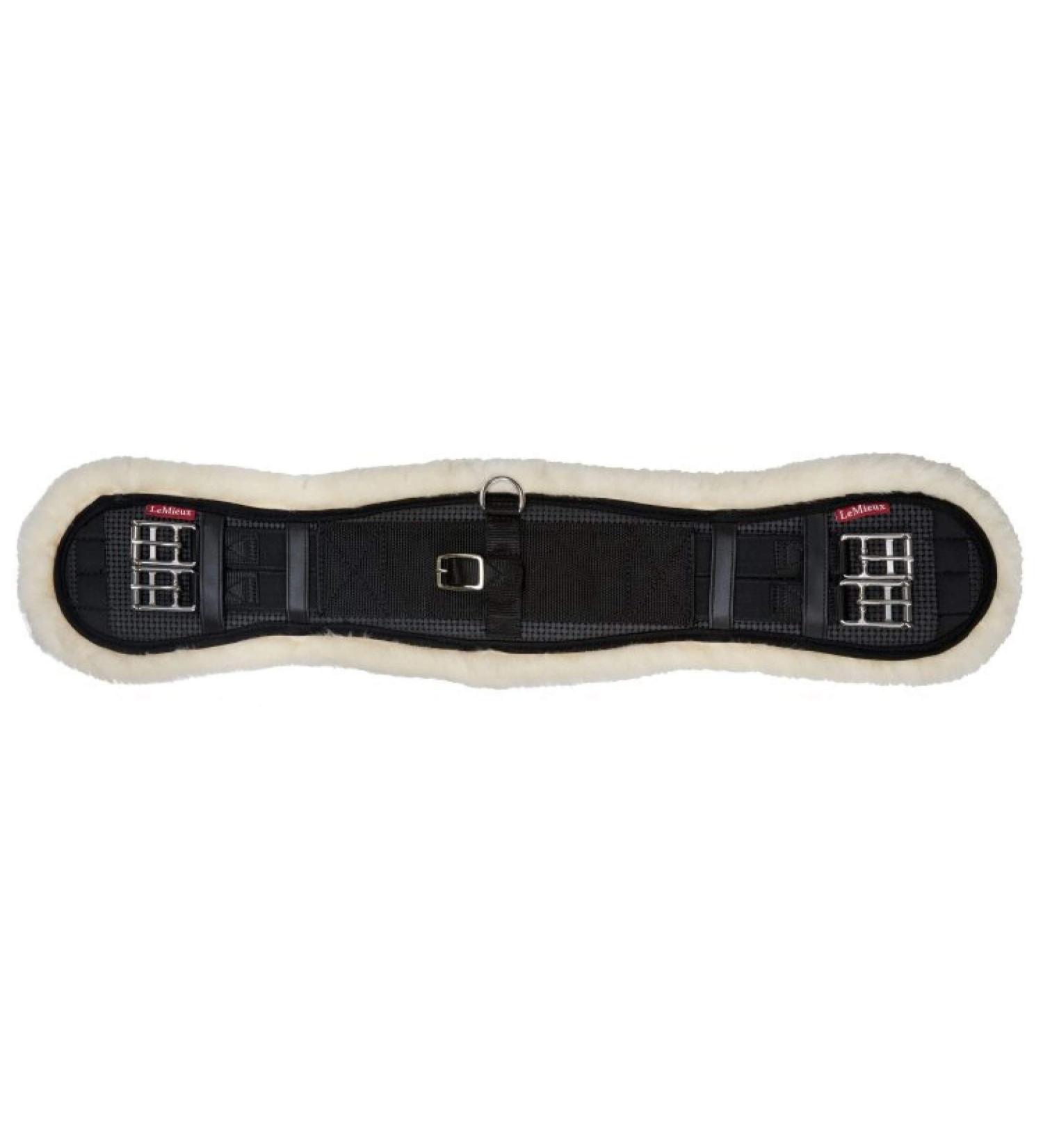 LeMieux Merino+ Integrated Mono Girth Dressage Girths 60cm Black / Natural - Buy Online on SooperMarket.com