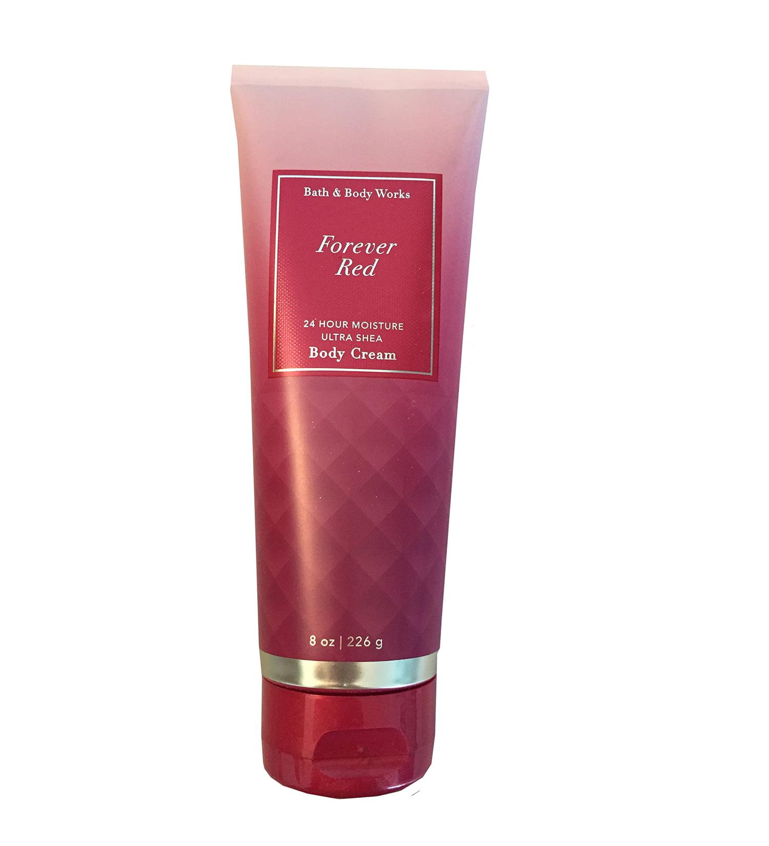 Bath and Body Works FOREVER RED Ultra Shea Body Cream 8oz (2018 Limited Edition) - Coconut Pomegranate Vanilla - Pack of 1 - Buy Online on SooperMarket.com