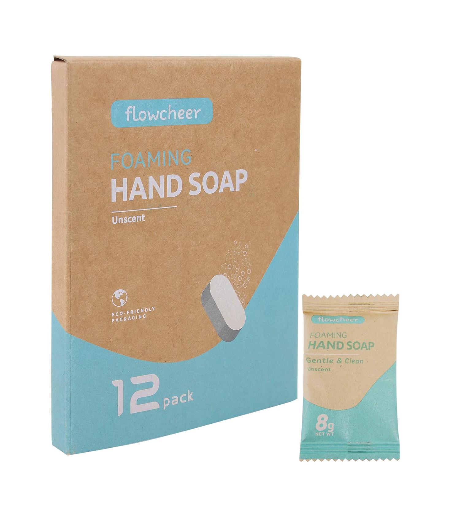 12 Pack Foaming Hand Soap Tablets- Unscented Refills for 96 fl oz Eco Friendly Cleaning - Buy Online on SooperMarket.com