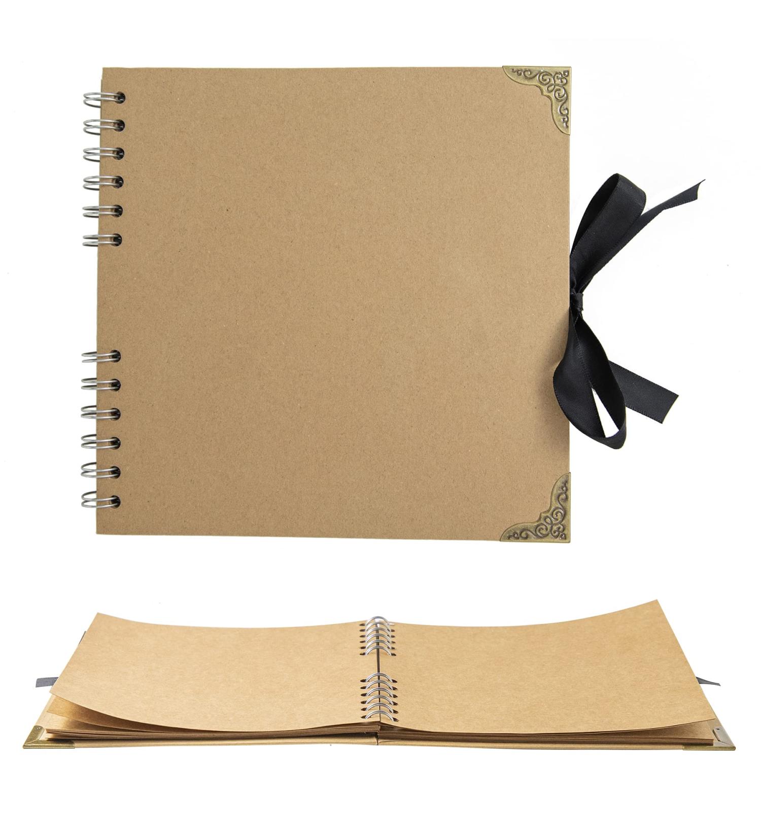 8x8 Inch DIY Scrapbook Album - Perfect for Wedding, Anniversary, and Family Photos - Buy Online on SooperMarket.com