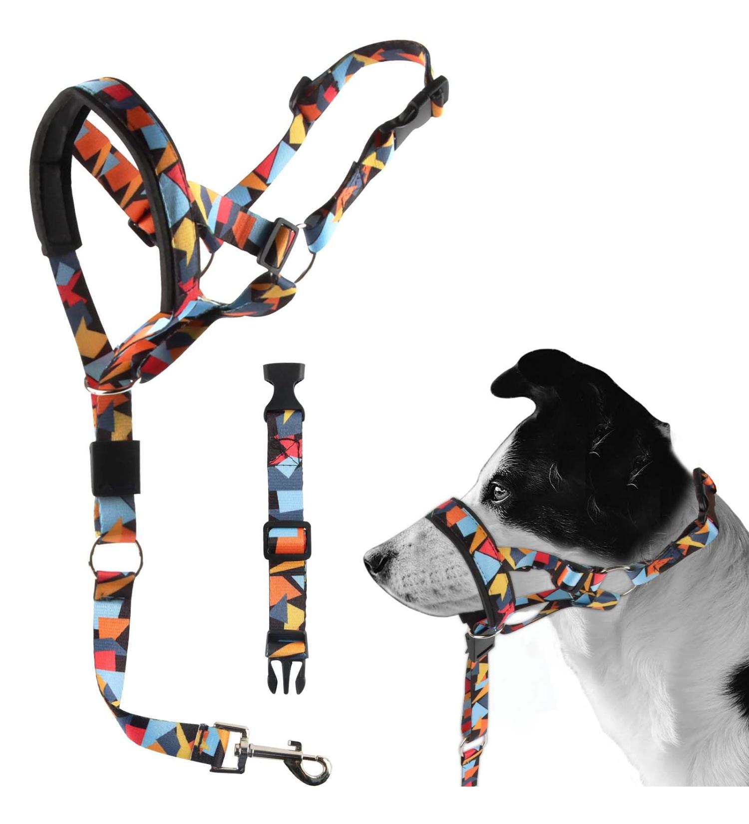 FainFun Adjustable Dog Halter for Medium & Large Dogs - Prevents Barking & Chewing - Buy Online on SooperMarket.com