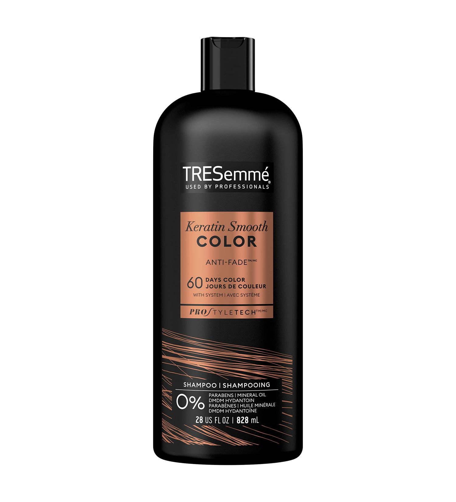TRESemm Keratin Smooth Colour Shampoo for coloured hair Anti-Fade formulated with Pro Style Technology 828 ml Keratin Color Shampoo 828 ml (Pack of 1) - Buy Online on SooperMarket.com