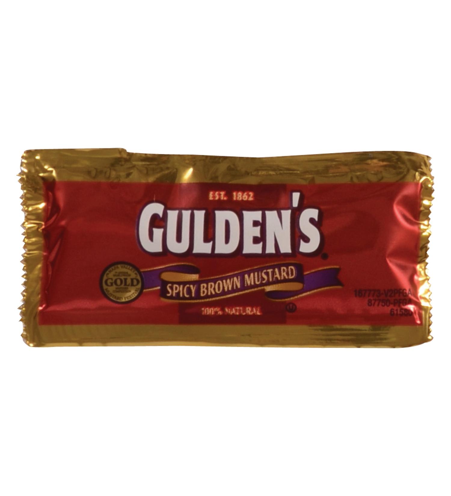 Gulden's Spicy Brown Mustard Packets 0.32oz (500 Pack) - Individual Condiment Packets - Buy Online on SooperMarket.com
