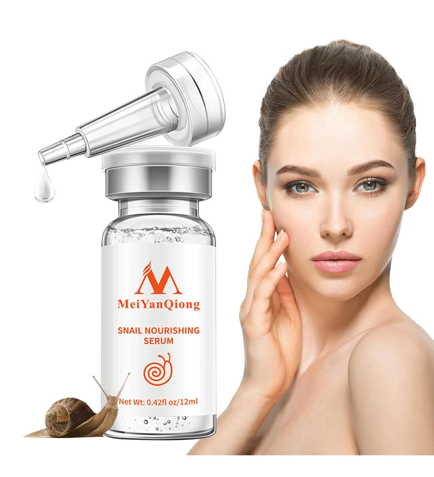 Trendyfave Snail Serum Snail Mucin Serum Nourishing Face Serum for Women Skin Repair Serum Reduce Wrinkles & Dark Spots Hydrating Firm Lift Restore Elasticity Facial Skincare - Buy Online on SooperMarket.com