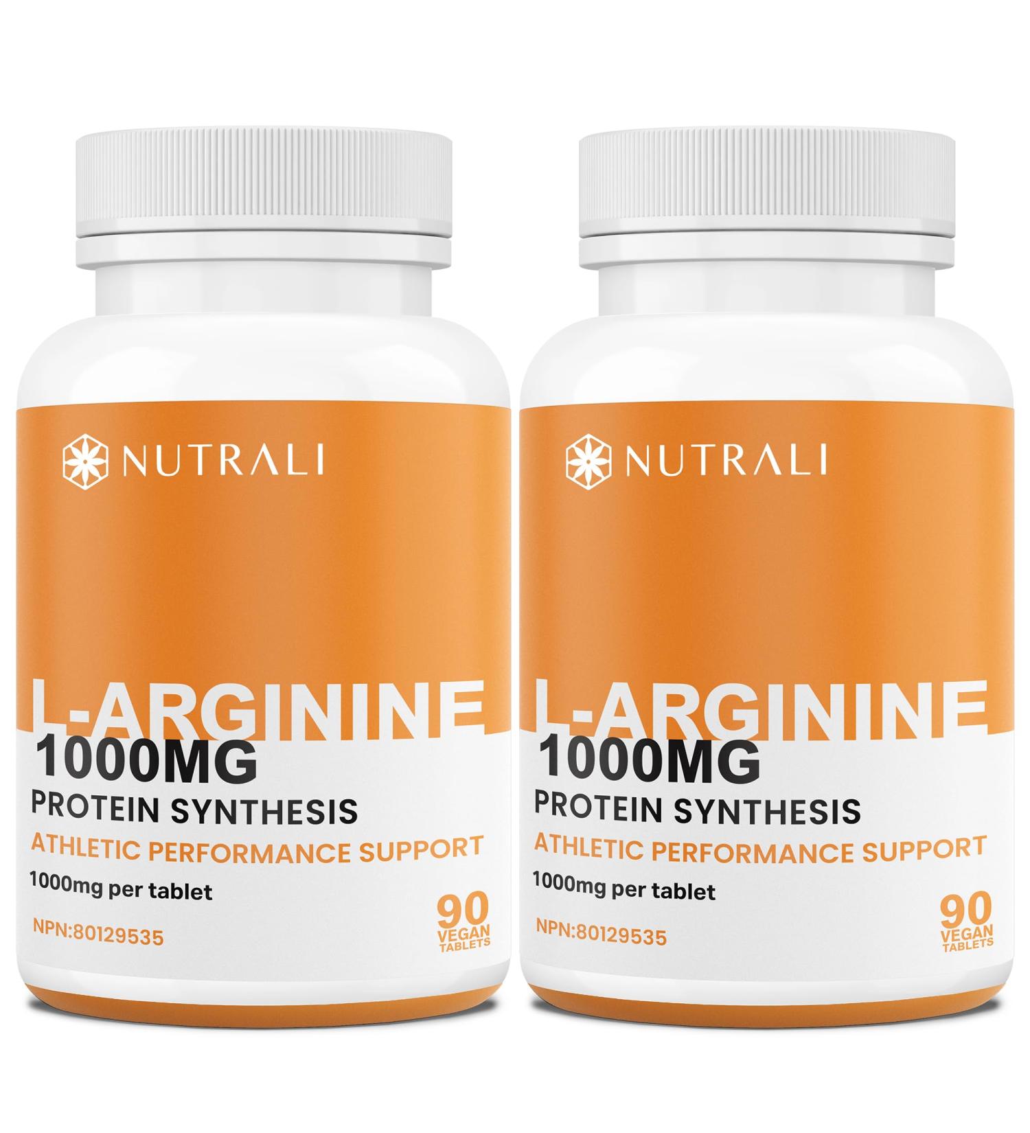 New 1000mg HIGH STRENGTH L Arginine Tablets - Pure Arginine Powder Powerful Nitric Oxide Supplement Boost Protein and Creatine Synthesis Stamina and Athletic Dominance Designed for Men requiring Peak Performance and Endurance Non-GMO Gluten-Free - 180 Veg - Buy Online on SooperMarket.com