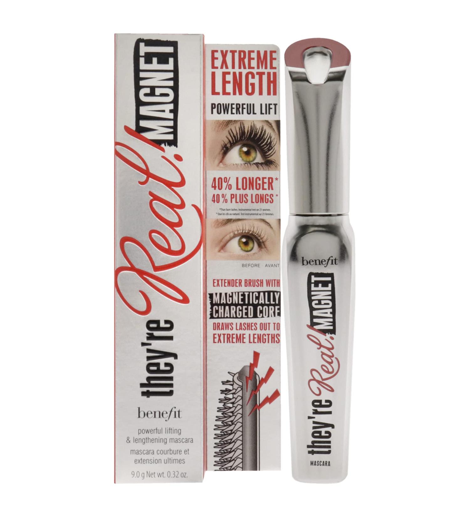 Benefit They're Real Magnet Extreme Lengthening Mascara - Black 0.32 oz - For Women - Buy Online on SooperMarket.com