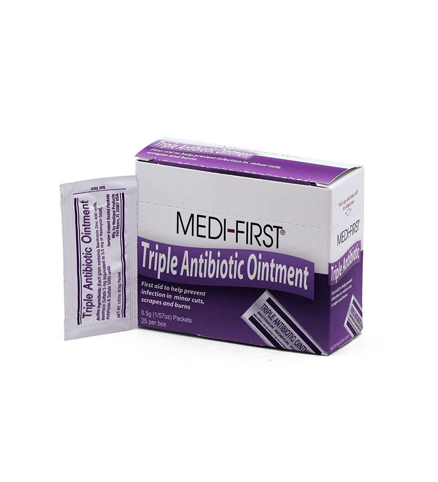 Triple Antibiotic Ointment 0.5g PK25
