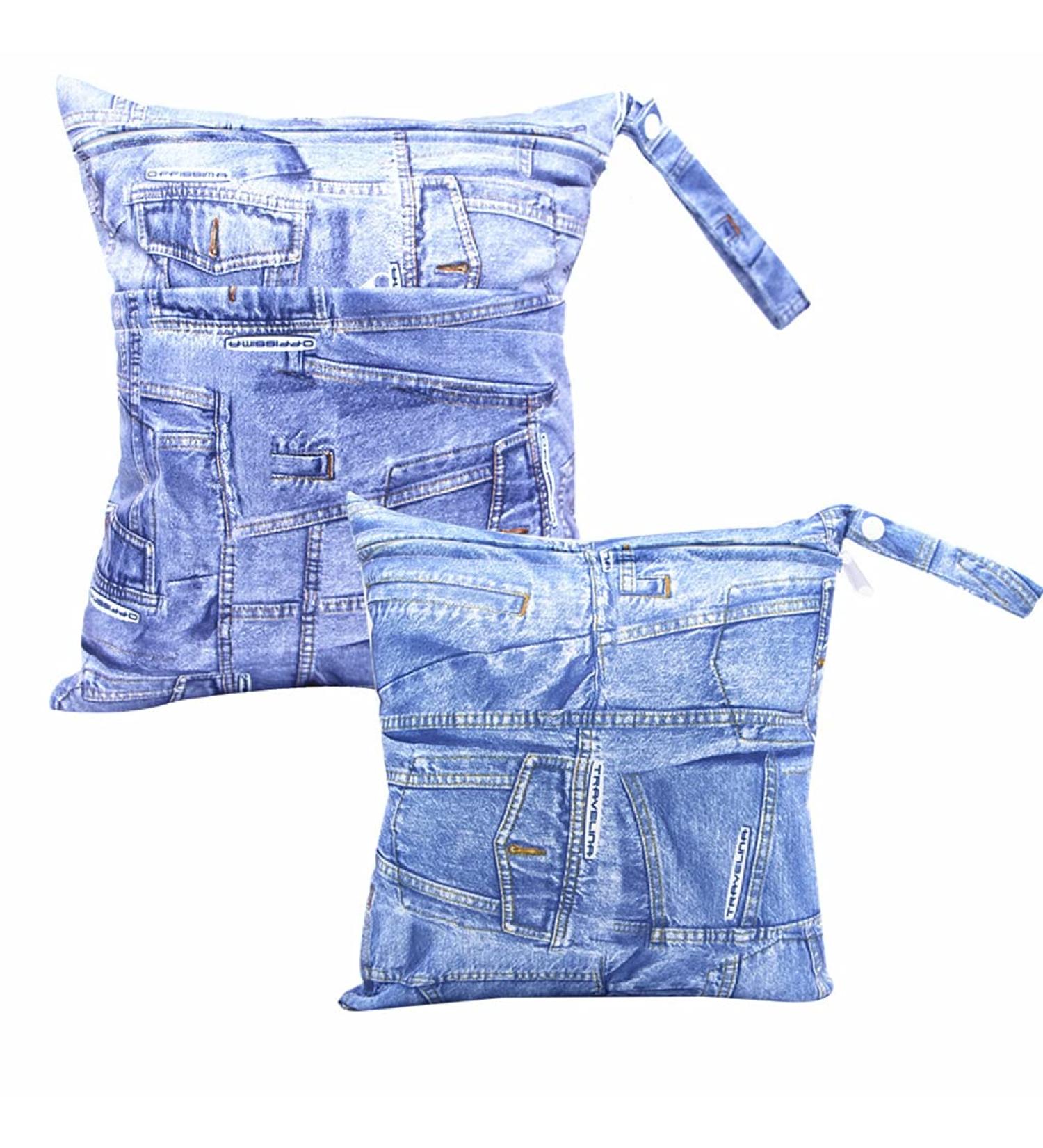 Egurs Diaper Bag with Wetbag - Large & Medium Jeans Combo | Ideal for On-the-Go Parents - Buy Online on SooperMarket.com