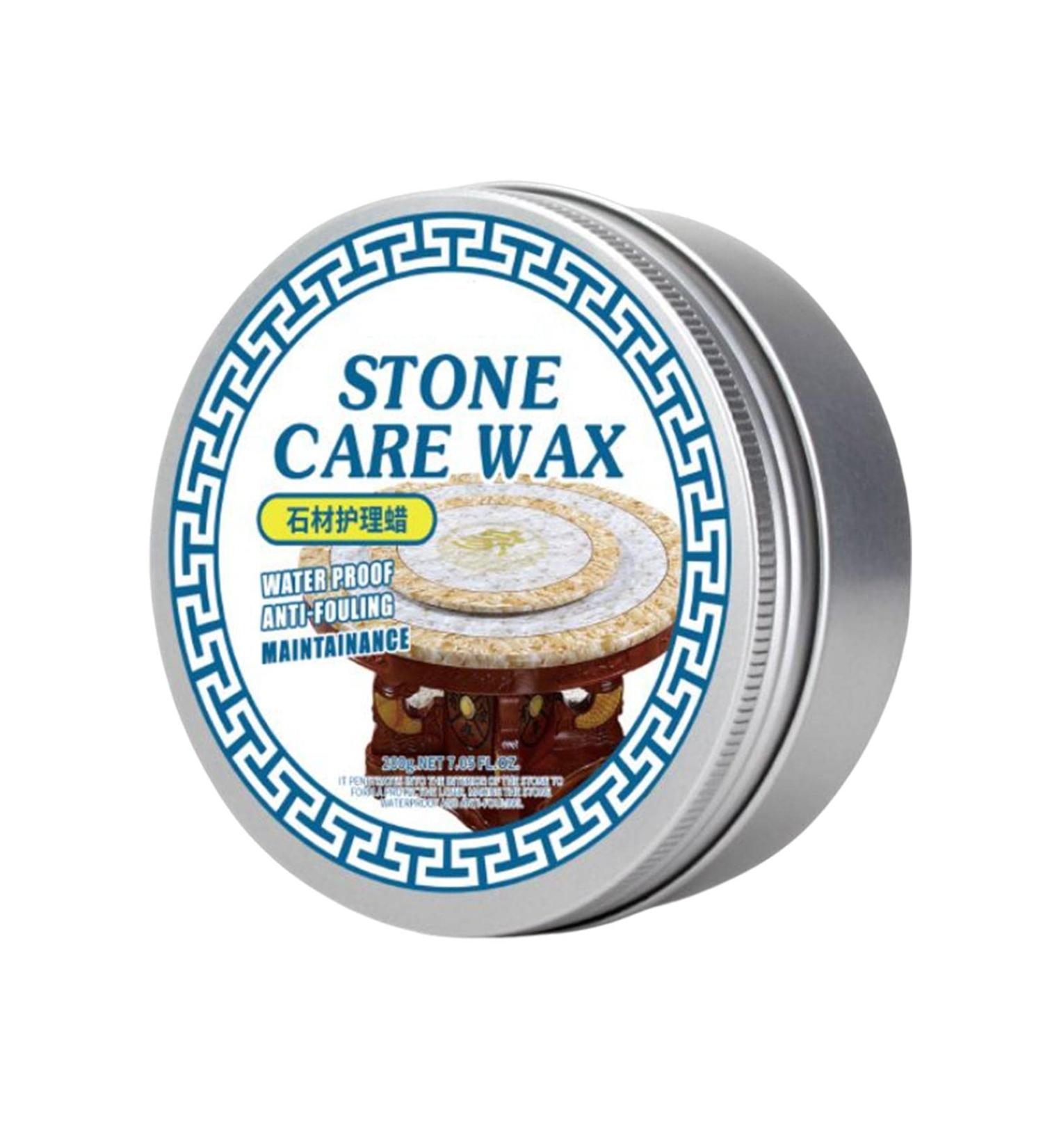 Stone Wax Polish 200g Stone Care Polish - Tile Care Product for Easy Maintenance Countertop Marble Stone Floors Stone Furniture Stone Walls Aezon Single Attribute - Buy Online on SooperMarket.com