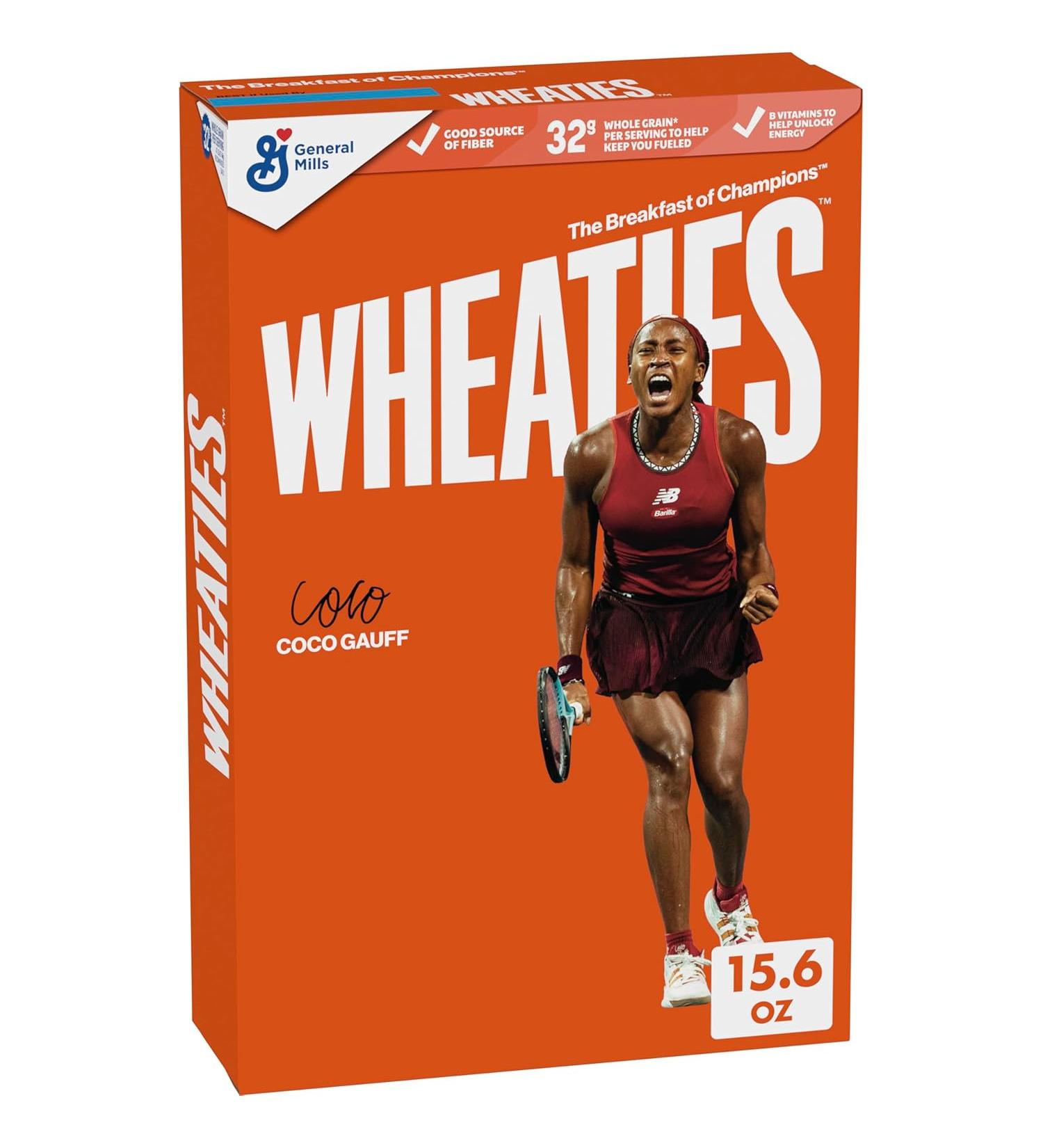 Wheaties 100% Whole Wheat Flakes Cereal 15.6 oz - Breakfast of Champions - Buy Online on SooperMarket.com